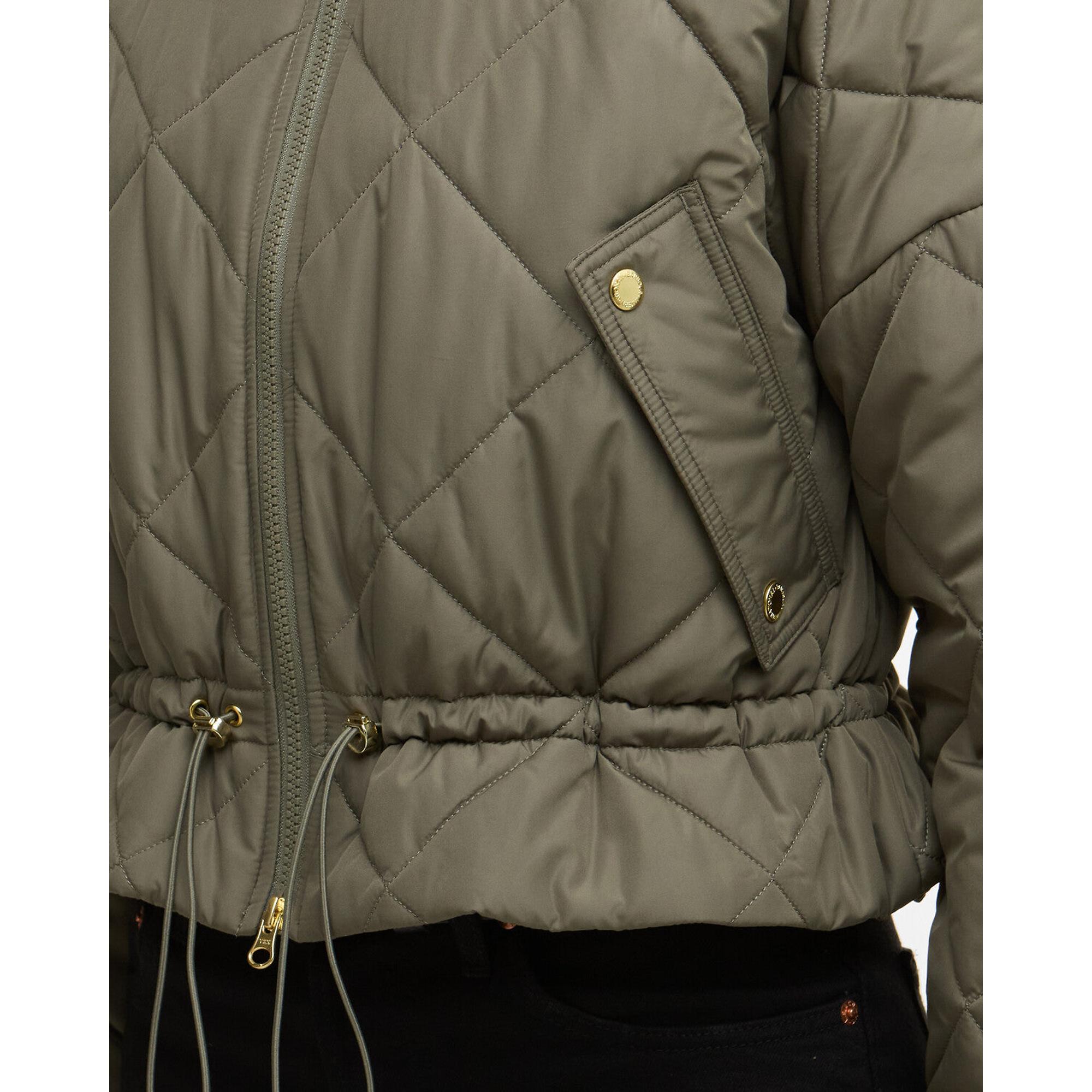Barbour International Women's Pagan Quilted Jacket - Dusky Khaki