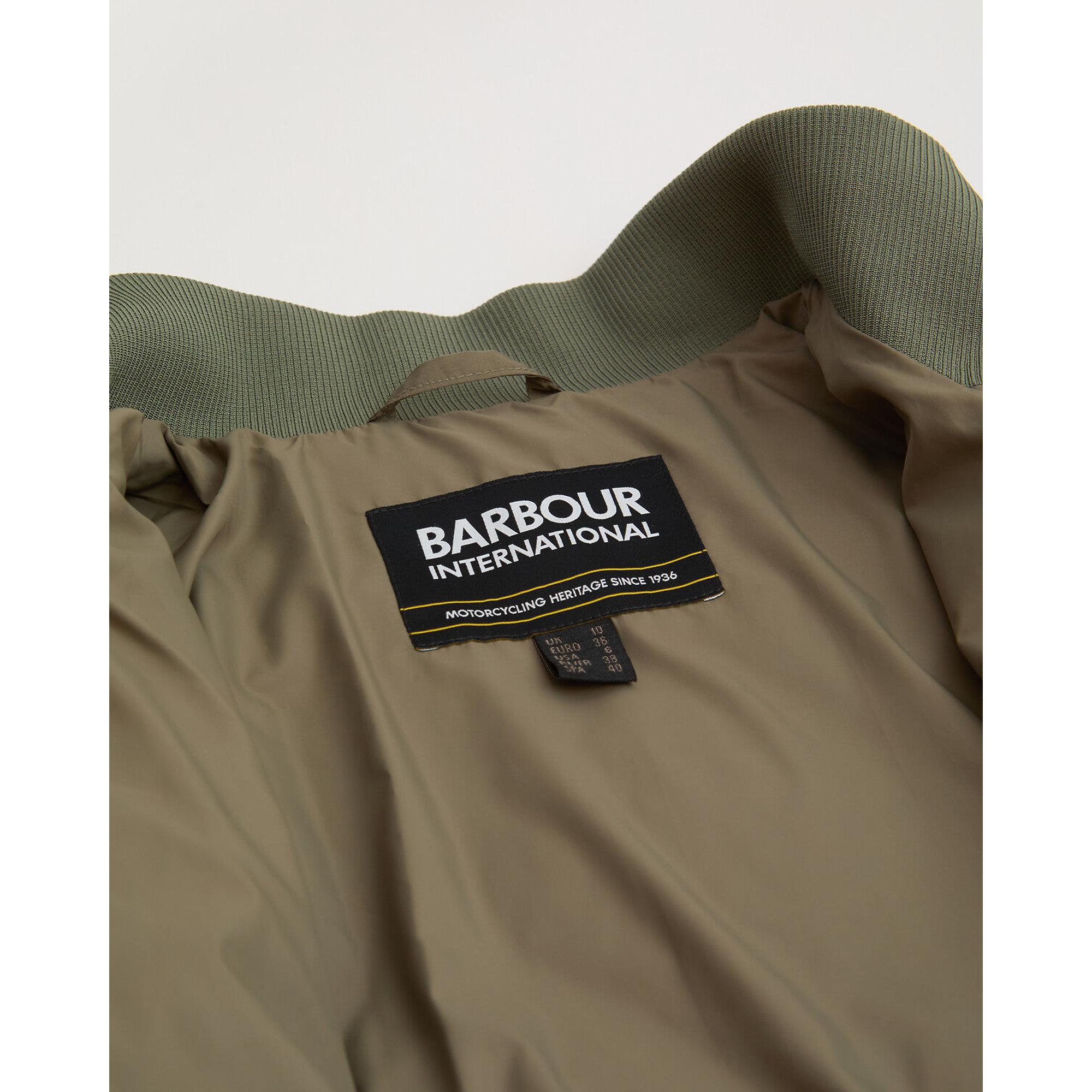 Barbour International Women's Pagan Quilted Jacket - Dusky Khaki