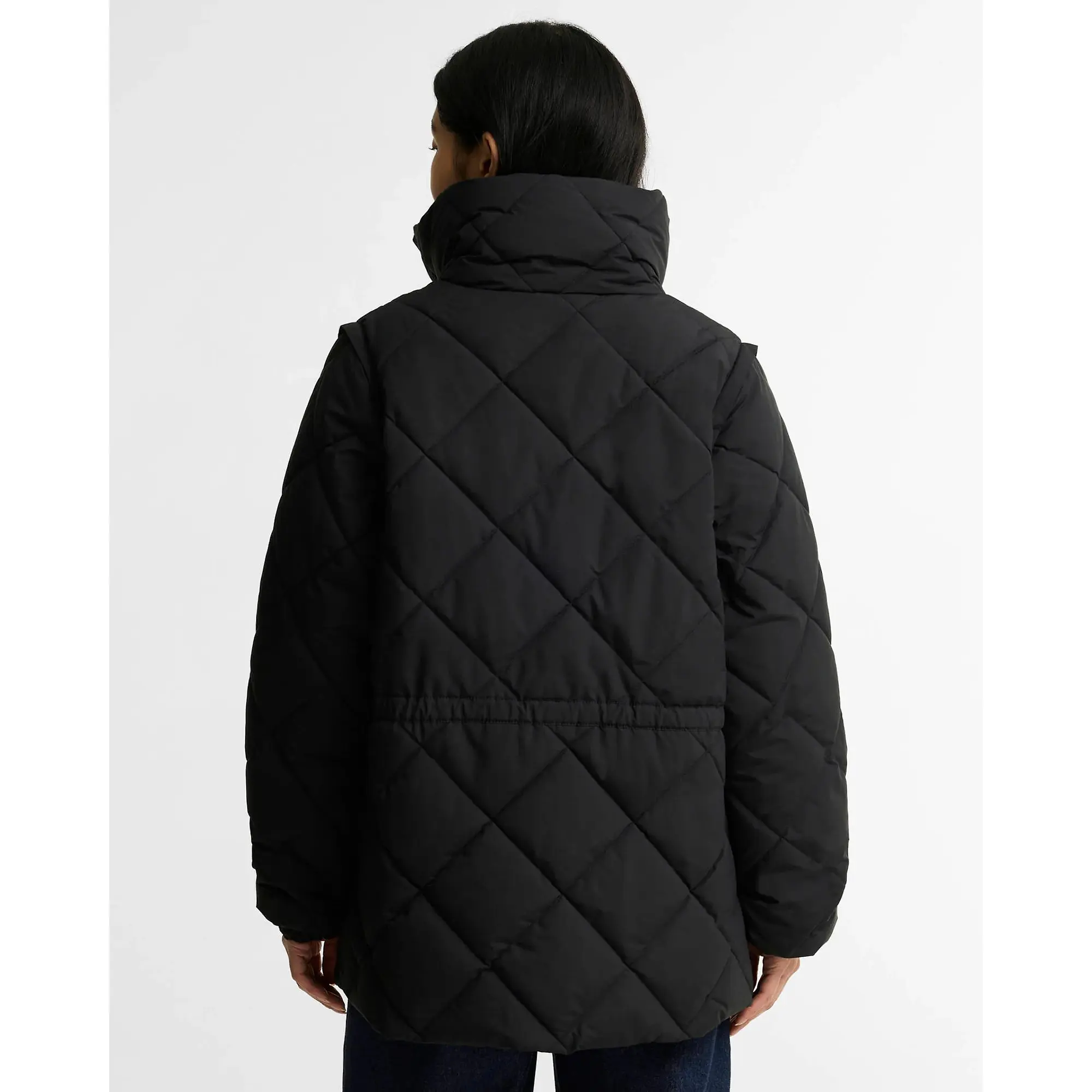 Product image 4 of 7 of Barbour Women's Tanfield Puffer Jacket - Black / Ancient