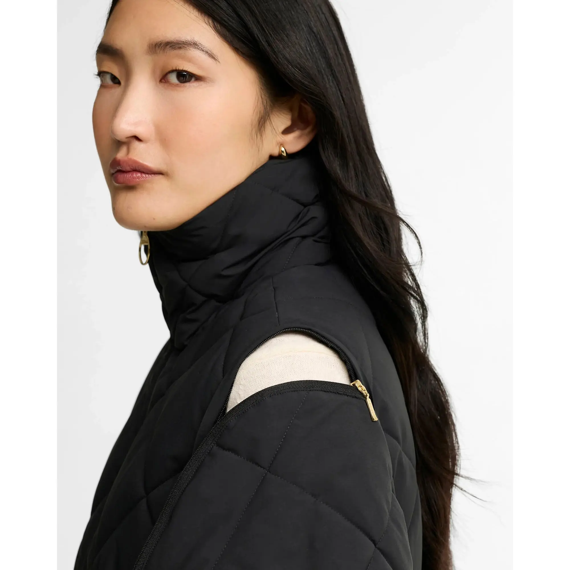 Product image 5 of 7 of Barbour Women's Tanfield Puffer Jacket - Black / Ancient