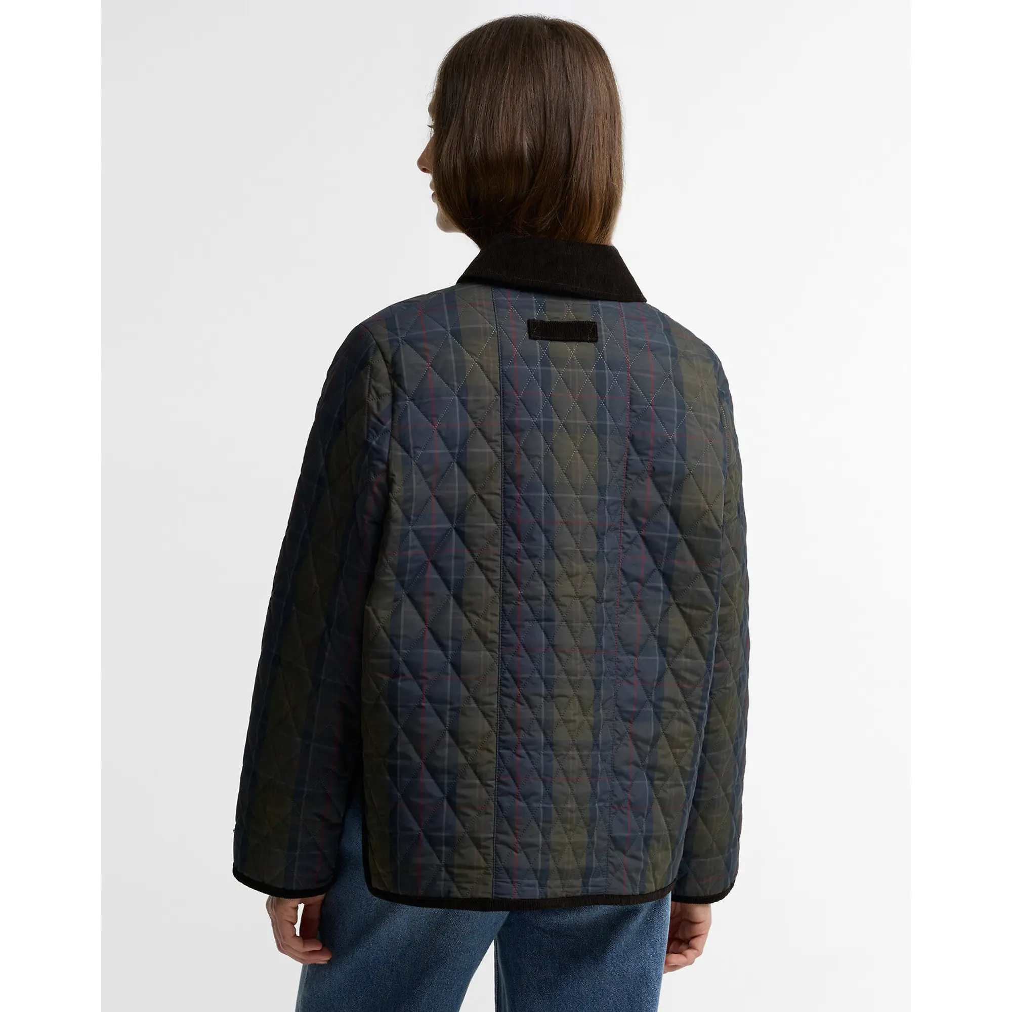 Product image 4 of 6 of Barbour Women's Ainsdale Check Quilted Jacket - Shadow Classic