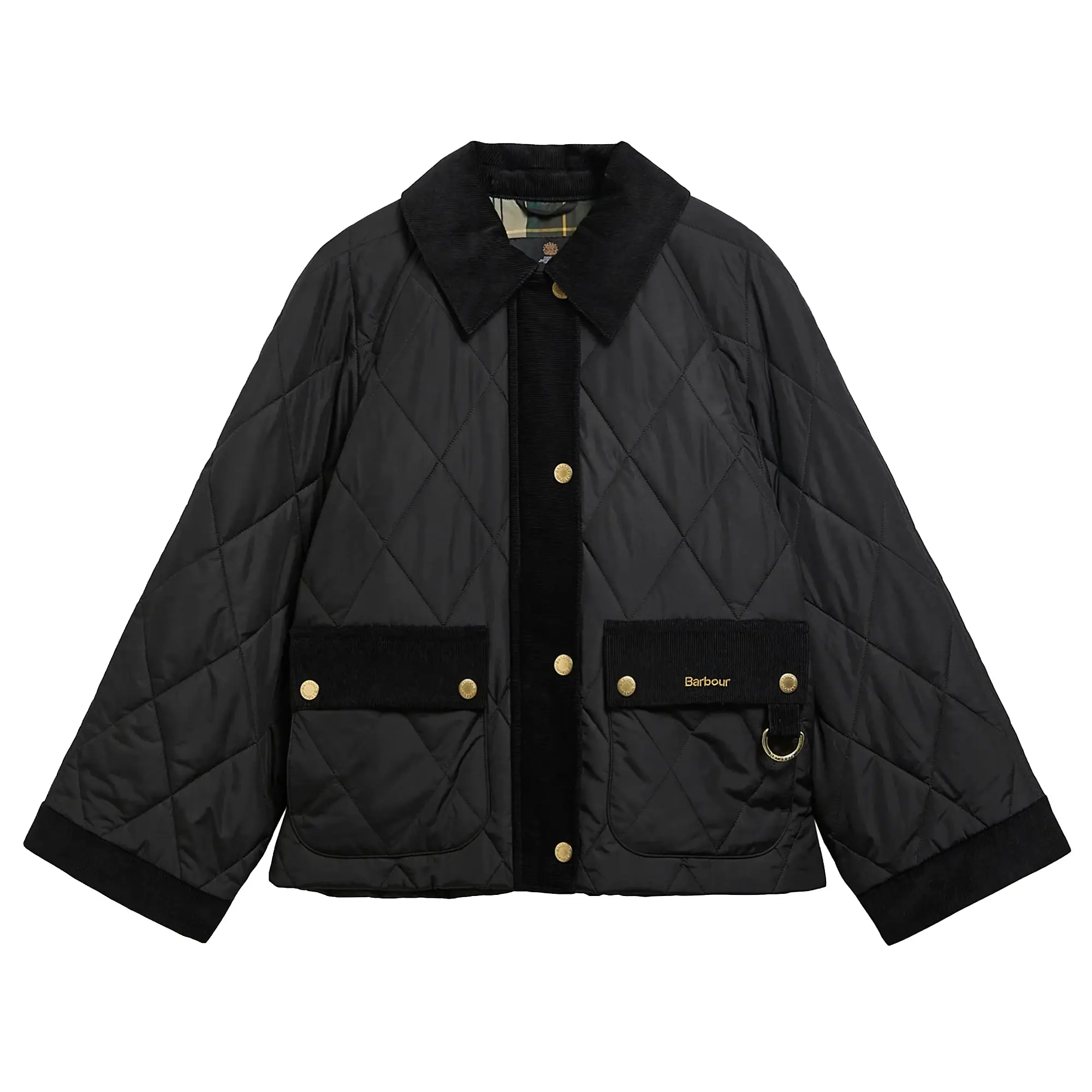 Product image 1 of 5 of Barbour Women's Kilnwick Quilted Jacket - Black / Ancient