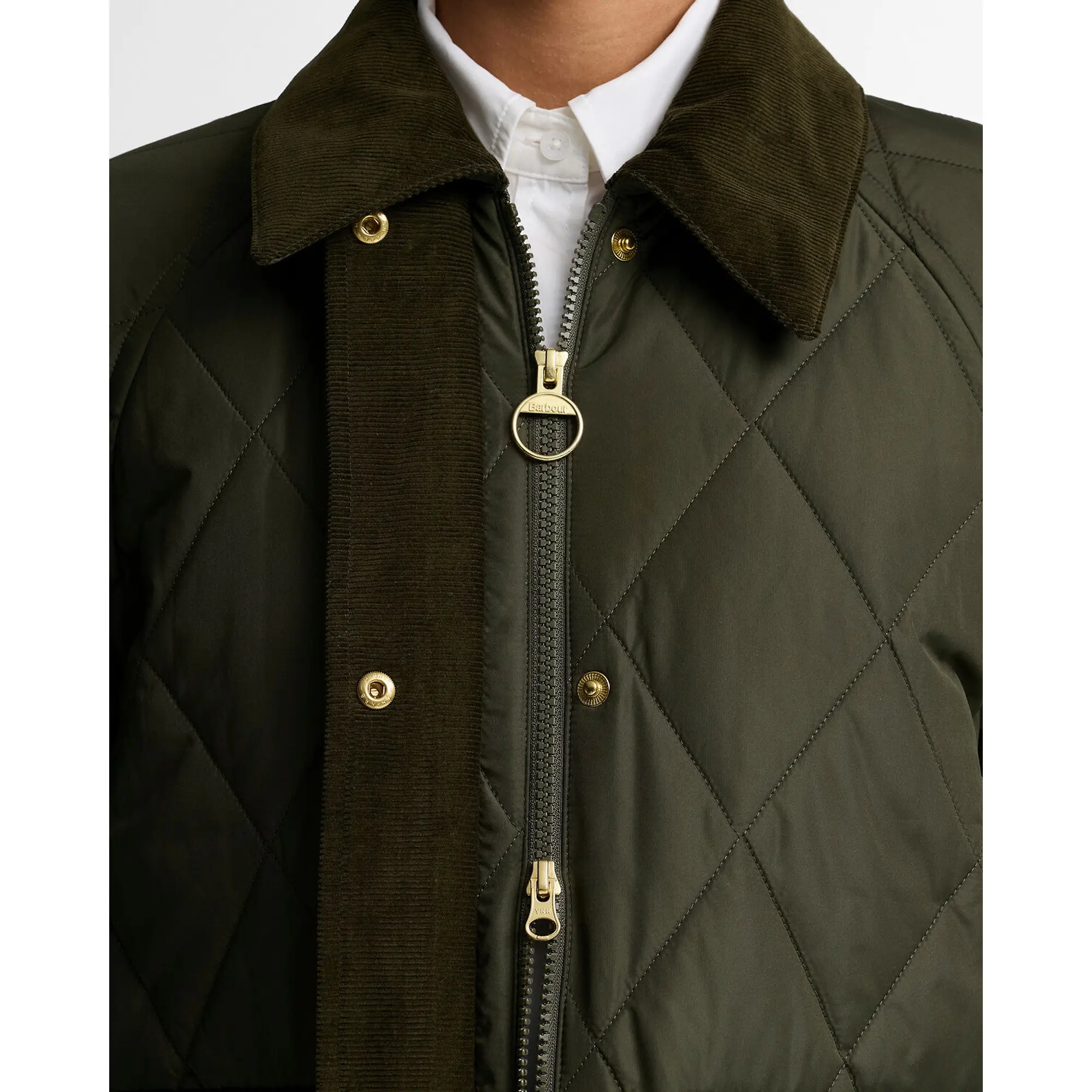 Product image 5 of 6 of Barbour Women's Kilnwick Quilted Jacket - Olive / Shadow Classic