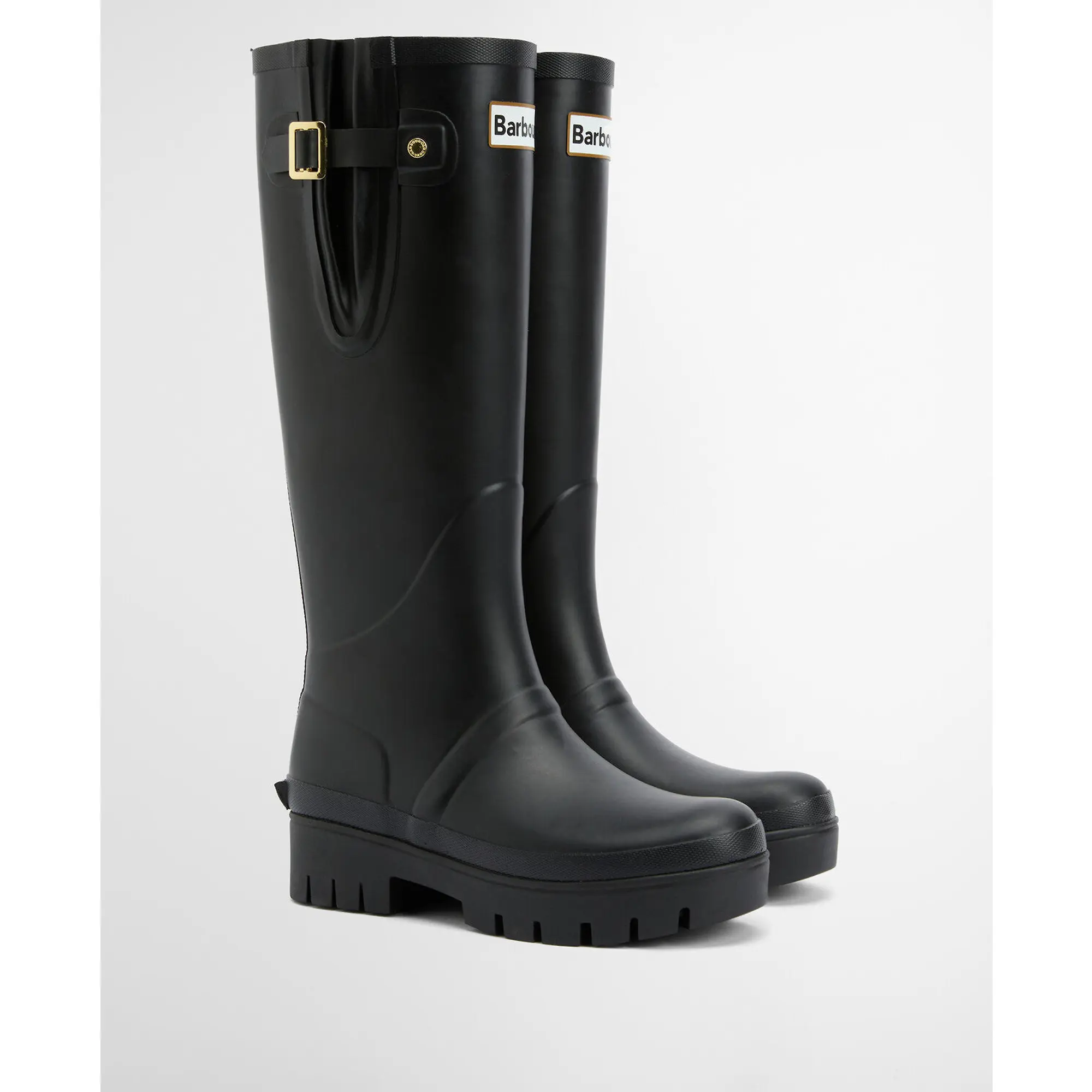 Product image 3 of 11 of Barbour Women's Leighton Tall Wellington Boots - Black