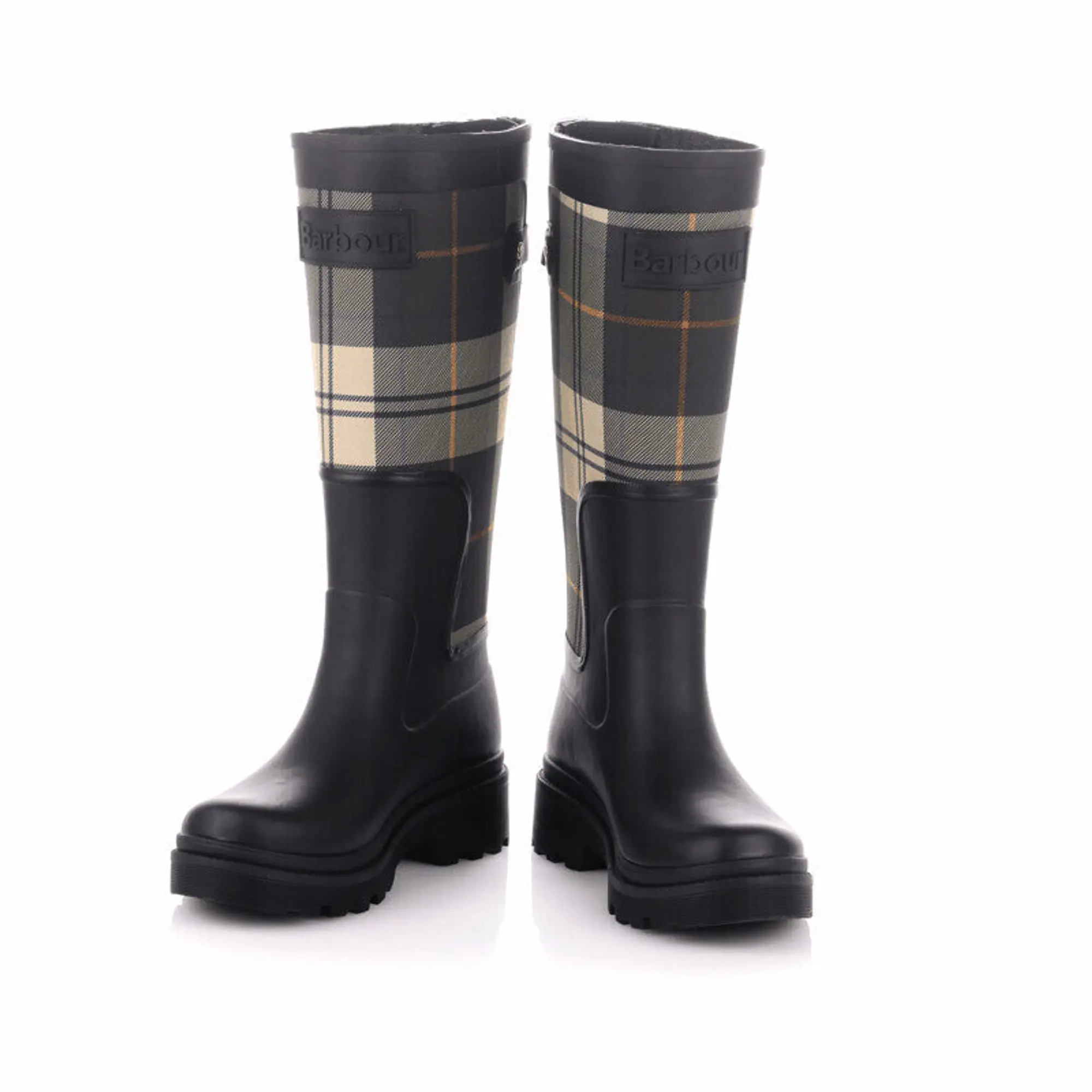Product image 10 of 10 of Barbour Women's Dena Tall Wellington Boots - Black/Ancient Tartan