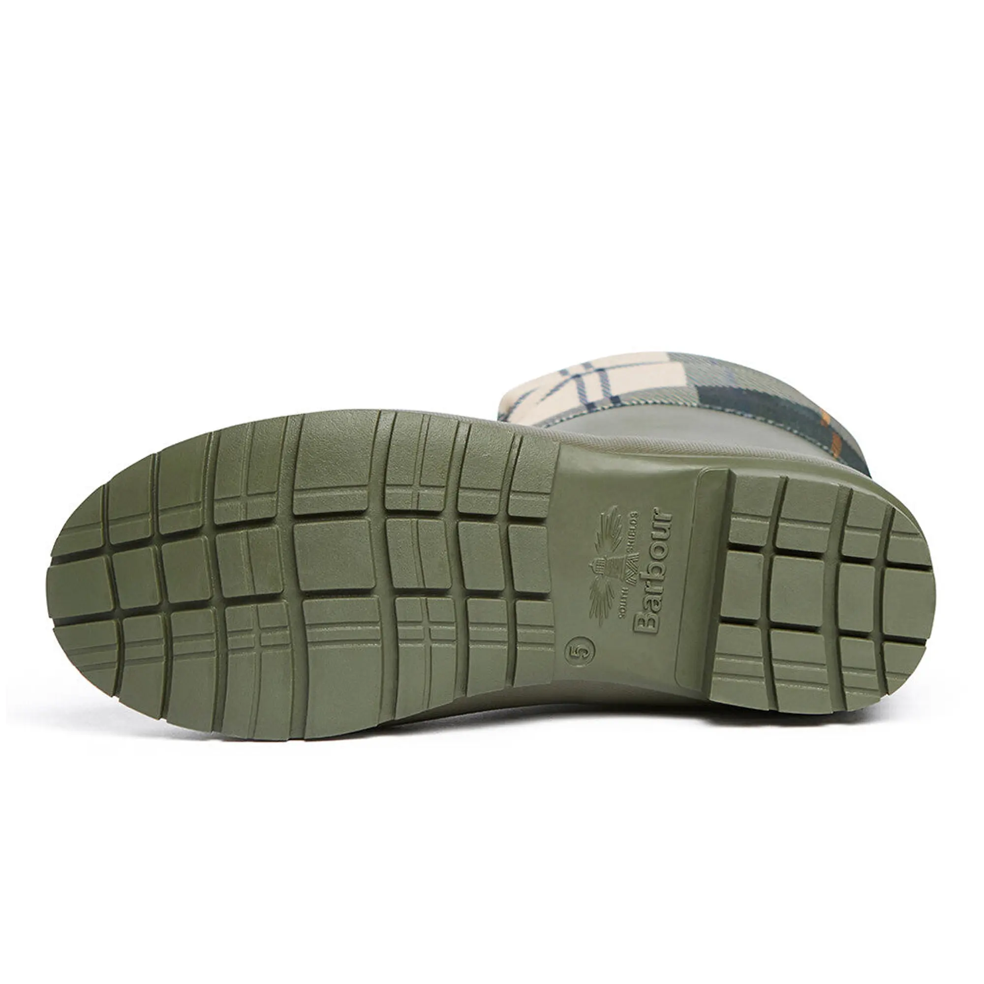 Product image 10 of 10 of Barbour Women's Mowbray Mid Wellington Boots - Olive/Ancient Tartan