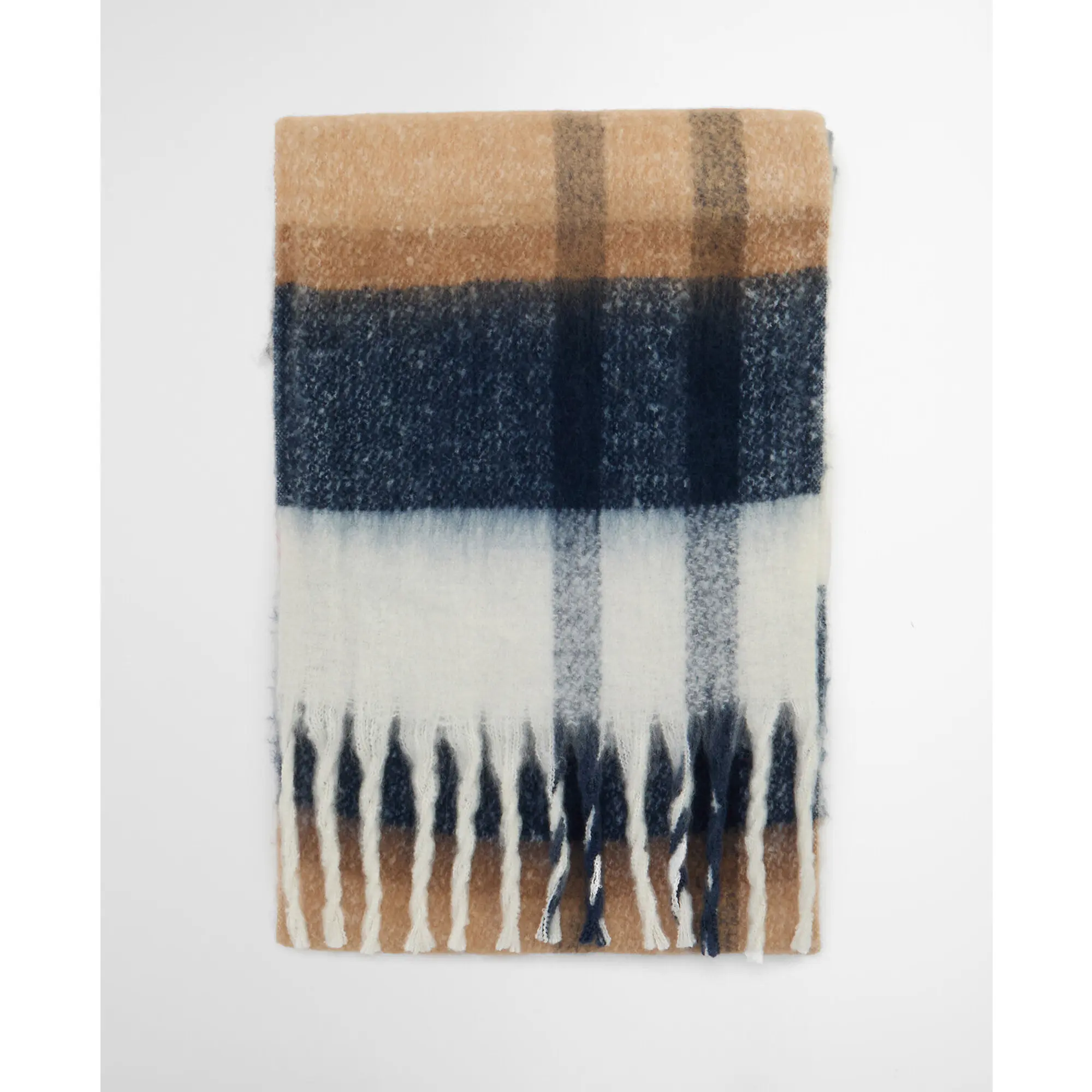 Product image 3 of 6 of Barbour Women's Isla Tartan Boucle Scarf - Hessian Tartan