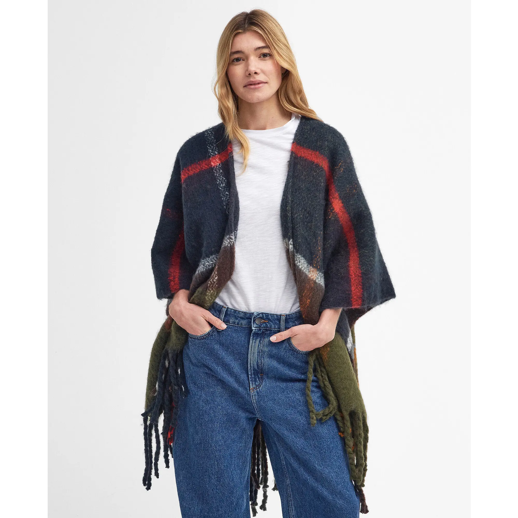 Product image 3 of 7 of Barbour Women's Isla Boucle Serape - Classic