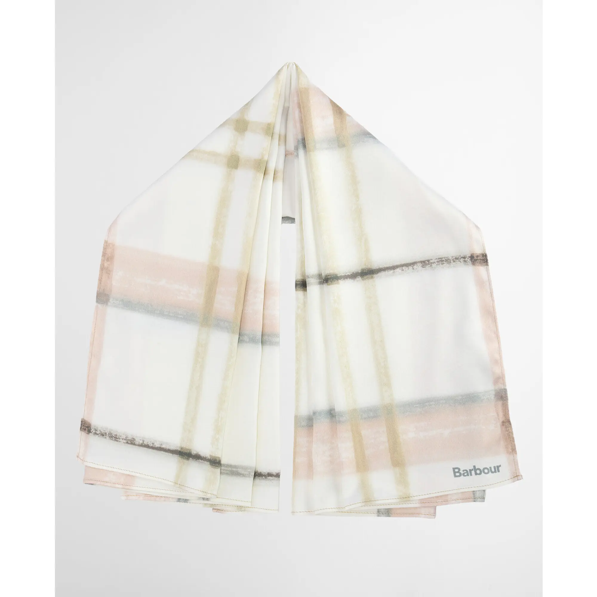 Product image 5 of 7 of Barbour Women's Gianna Head Scarf - Silver Peony Check