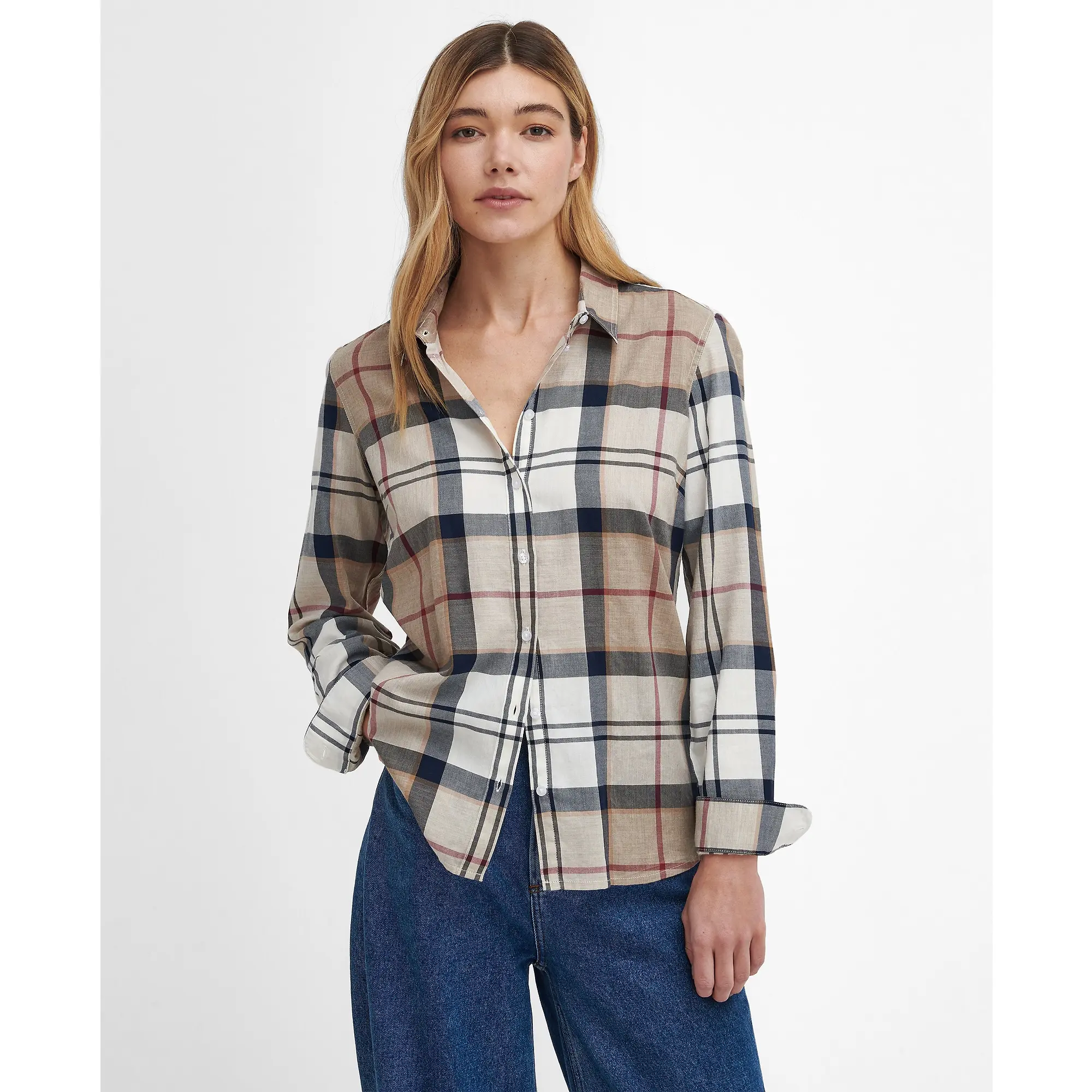 Product image 3 of 7 of Barbour Women's Bredon Regular Shirt - Hessian