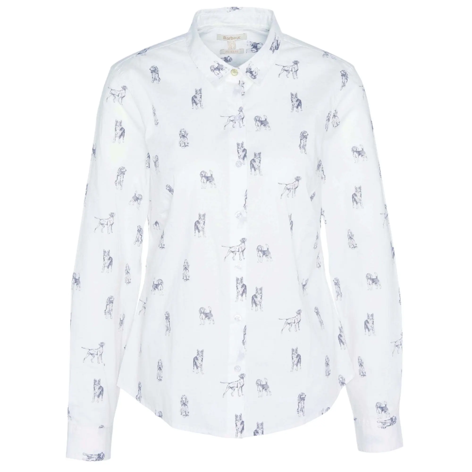 Product image 1 of 5 of Barbour Women's Brambles Tailored Shirt - Dog Print