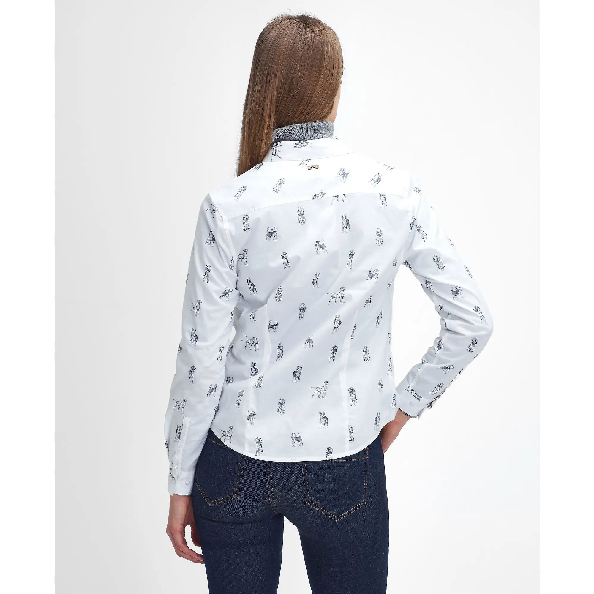 Product image 4 of 5 of Barbour Women's Brambles Tailored Shirt - Dog Print