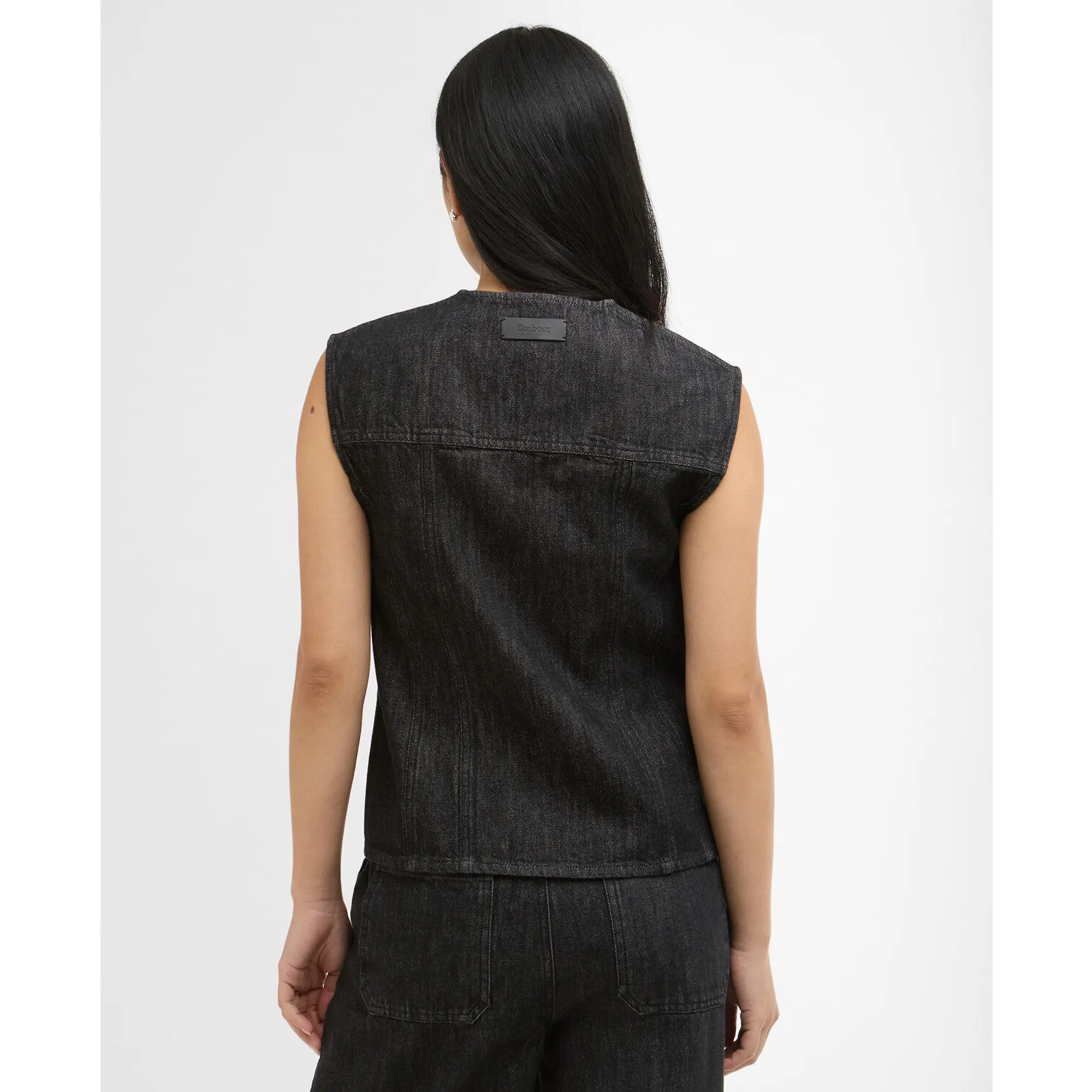 Product image 4 of 6 of Barbour Women's Myra Denim Shirt - Black Denim