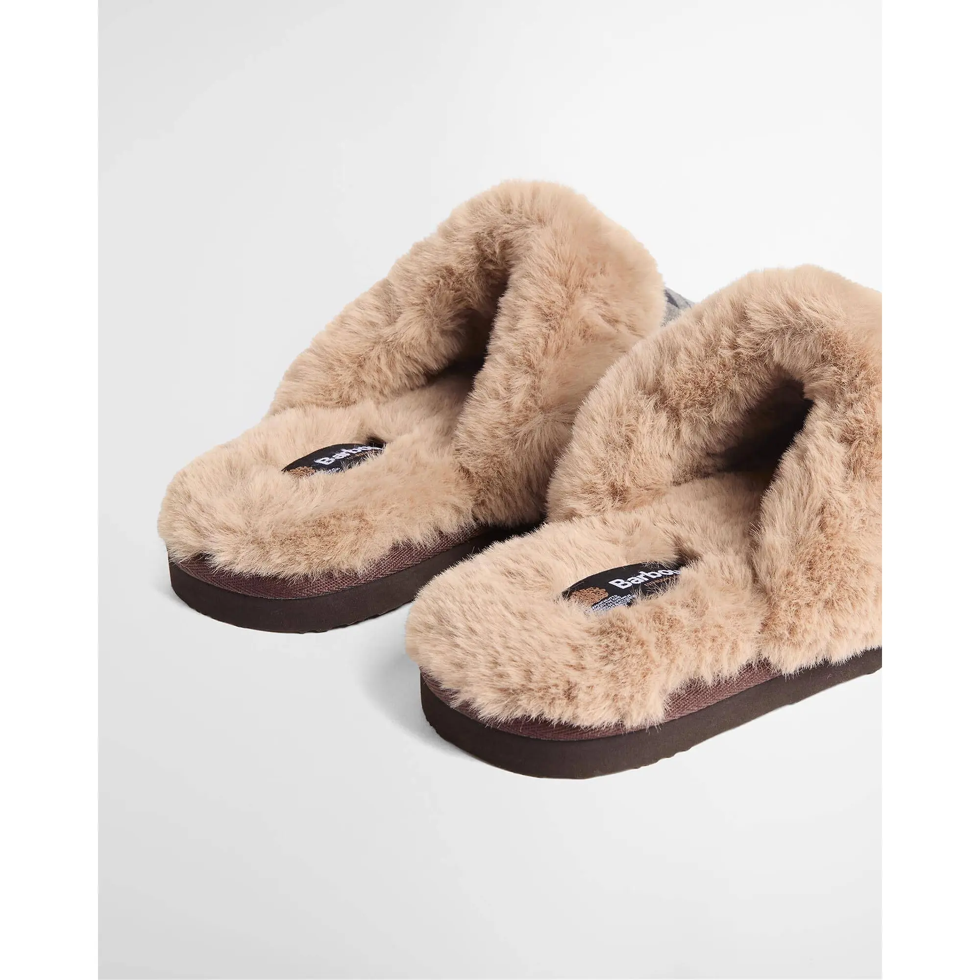 Product image 5 of 5 of Barbour Women's Claudia Tartan Mule Slippers - Light Birchwood Dress Tartan