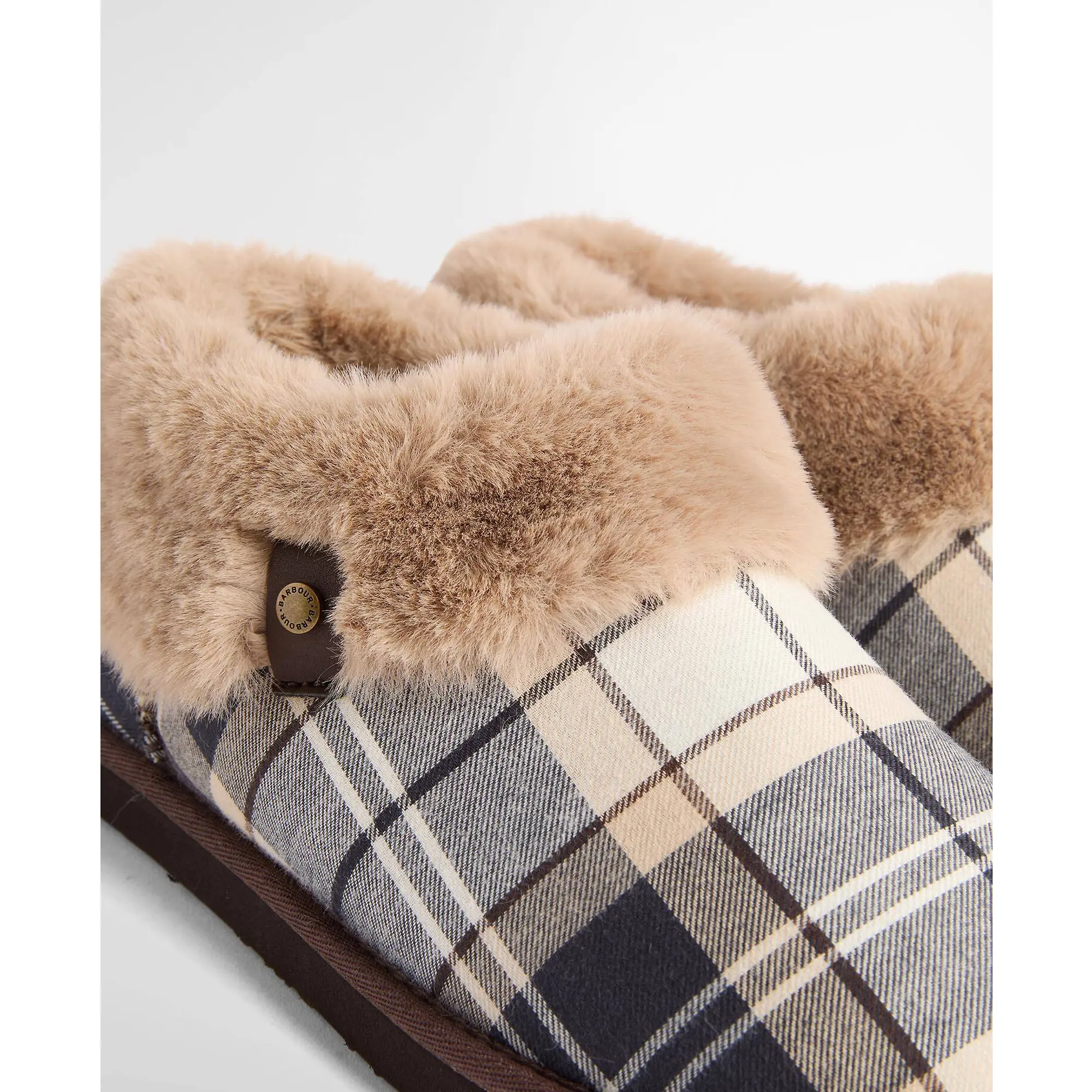 Product image 2 of 5 of Barbour Women's Eloise Tartan Slipper Boots - Lt Birchwood Dress Tartan