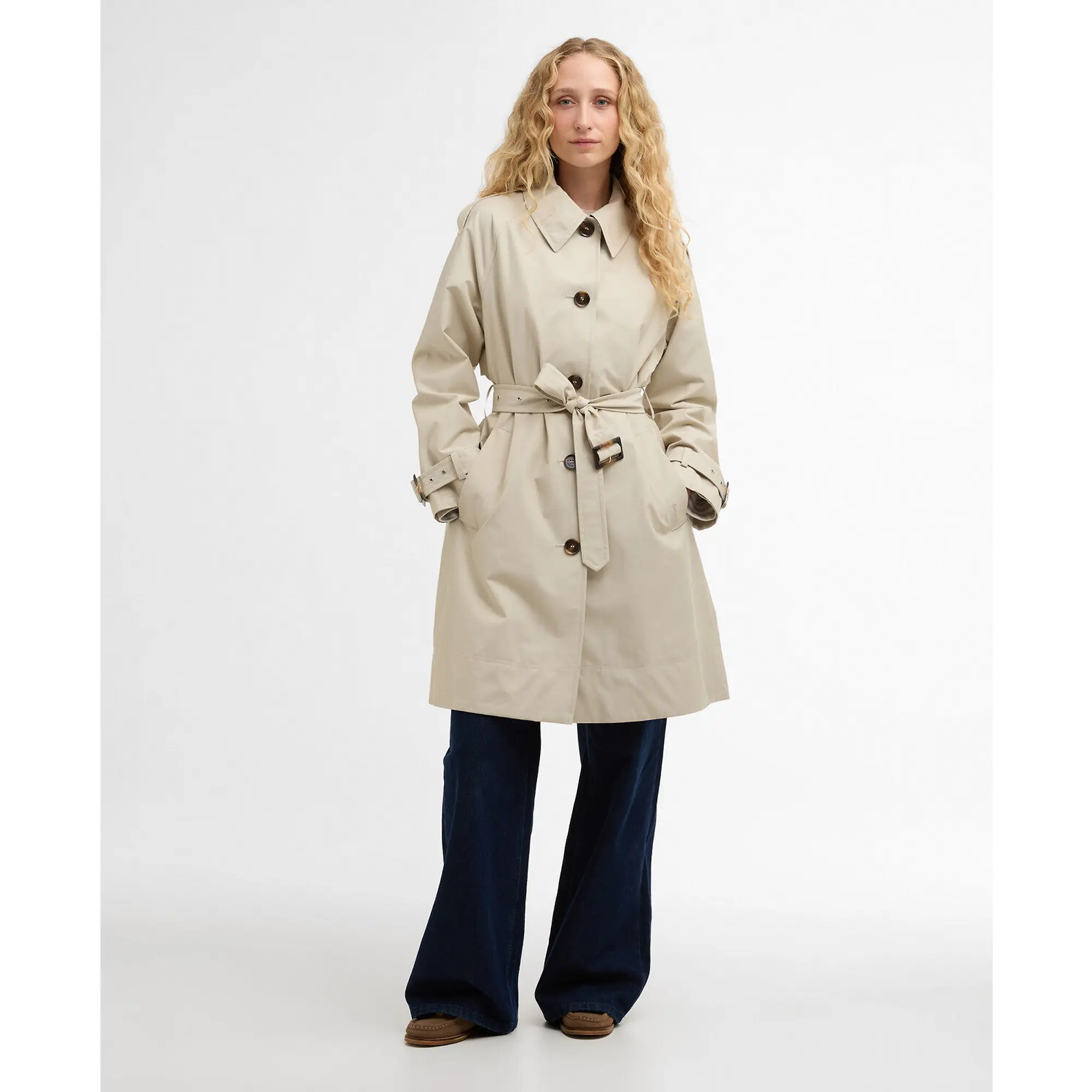 Product image 3 of 7 of Barbour Women's Maia Showerproof Jacket - Mist / Dress Navy Tartan