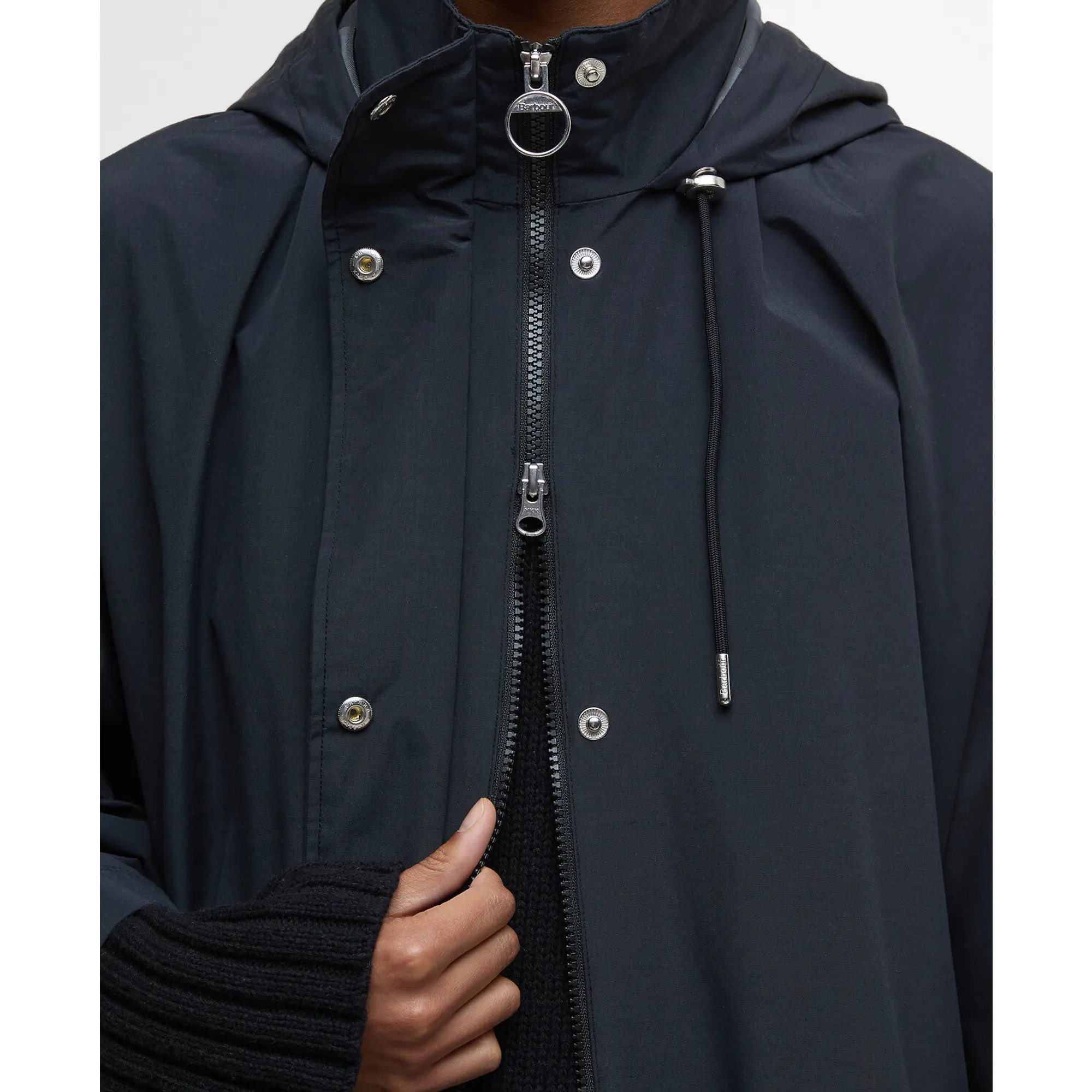Product image 7 of 9 of Barbour Women's Everlee One Size Showerproof Cape - Black/Onyx Tartan