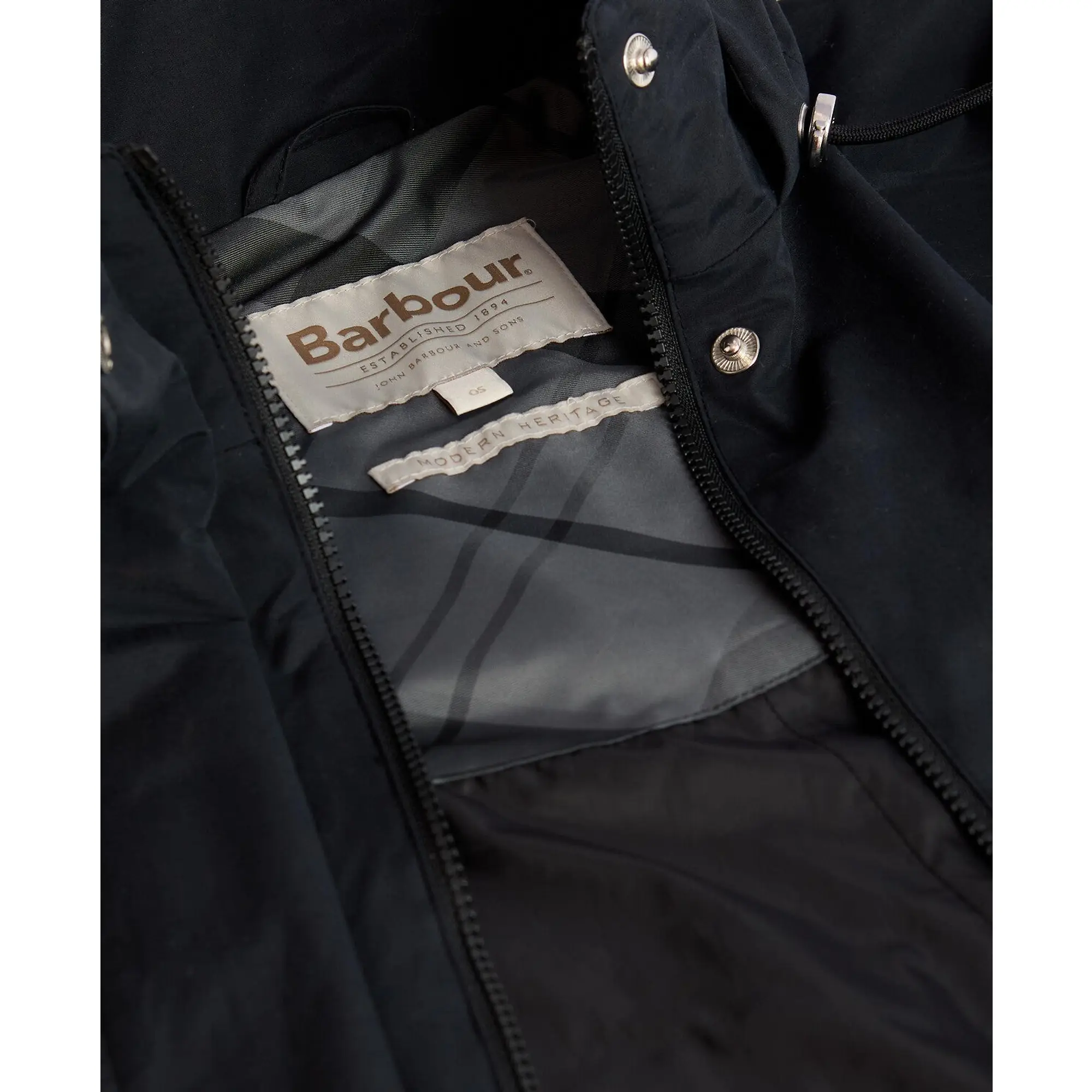Product image 9 of 9 of Barbour Women's Everlee One Size Showerproof Cape - Black/Onyx Tartan