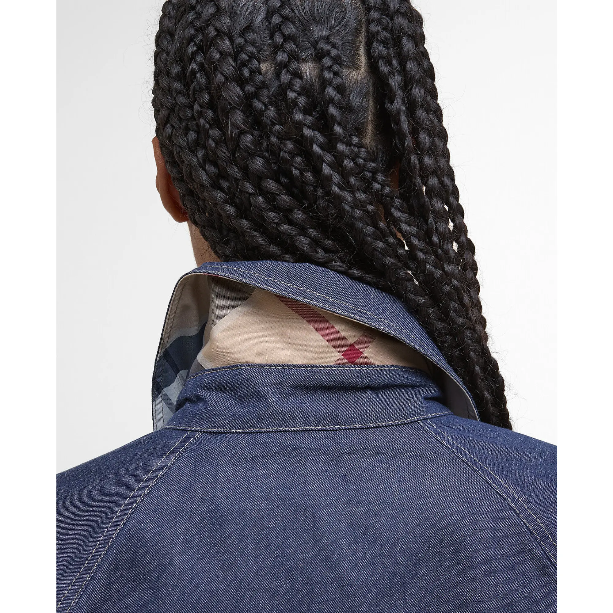 Product image 7 of 9 of Barbour Women's Demi Showerproof Jacket - Indigo/Hessian Tartan