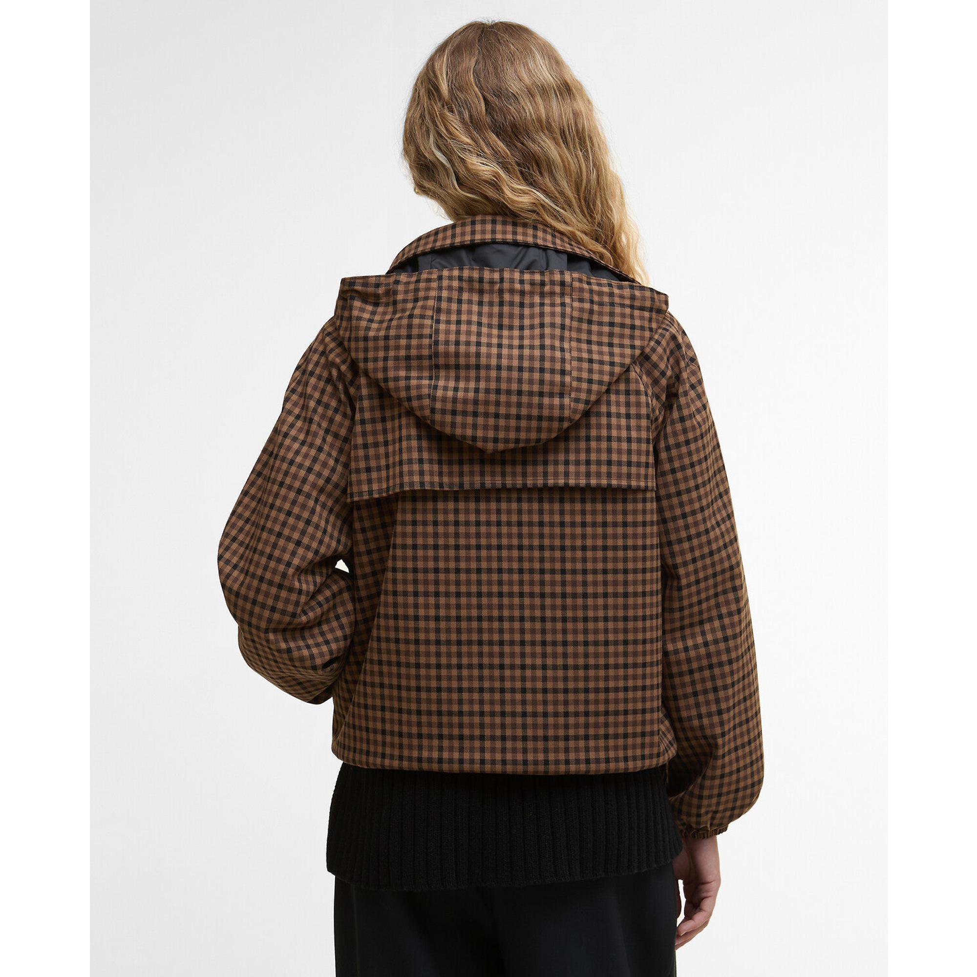 Barbour Women's Audrey Showerproof Jacket - Vicuna Gingham Check