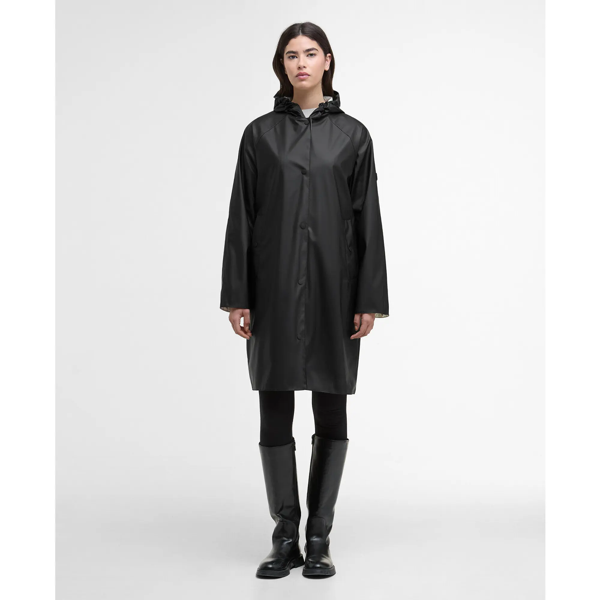 Product image 2 of 6 of Barbour International Women's Recoleta Showerproof Jacket - Black