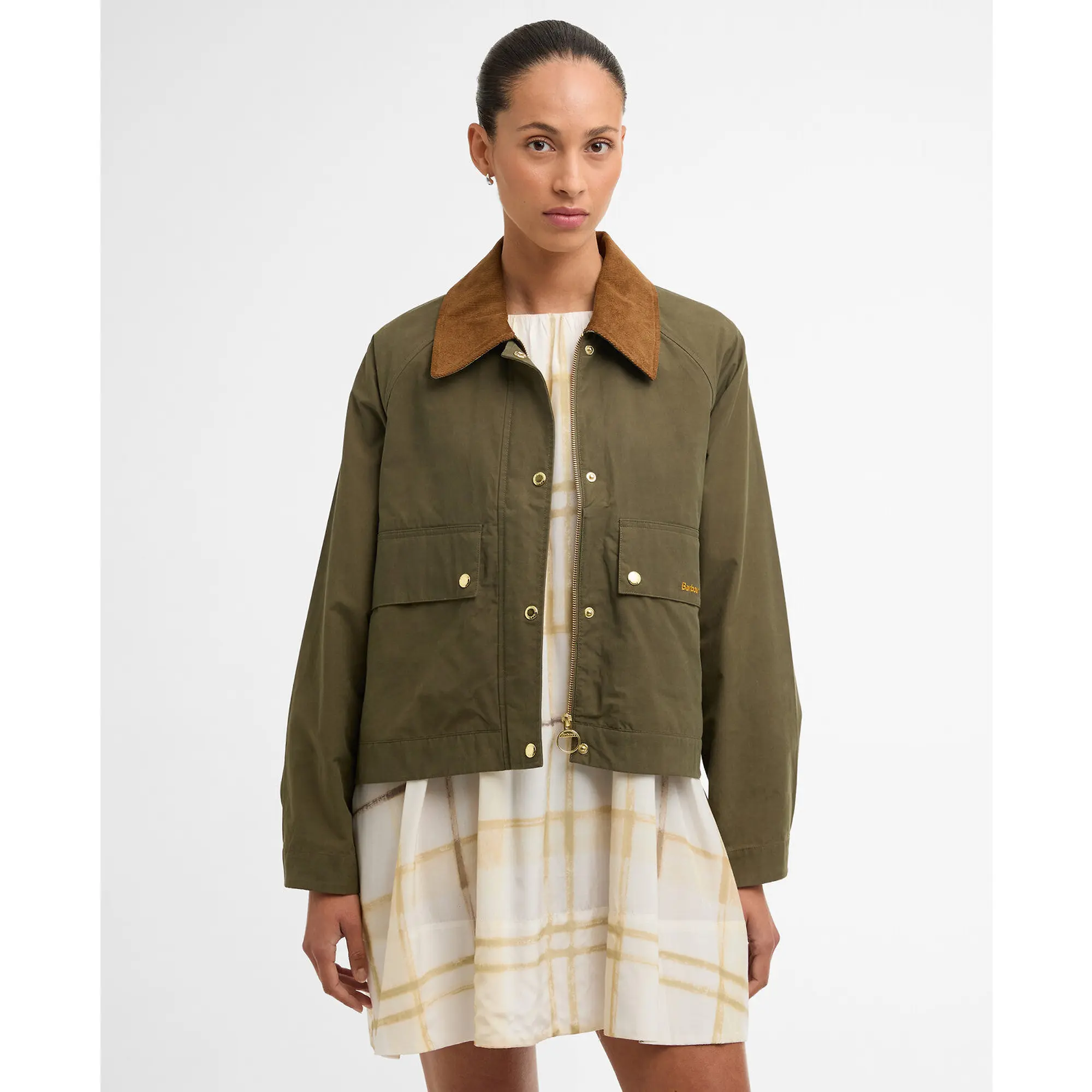 Product image 2 of 6 of Barbour Women's Medland Showerproof Jacket - Ivy Green/Ancient