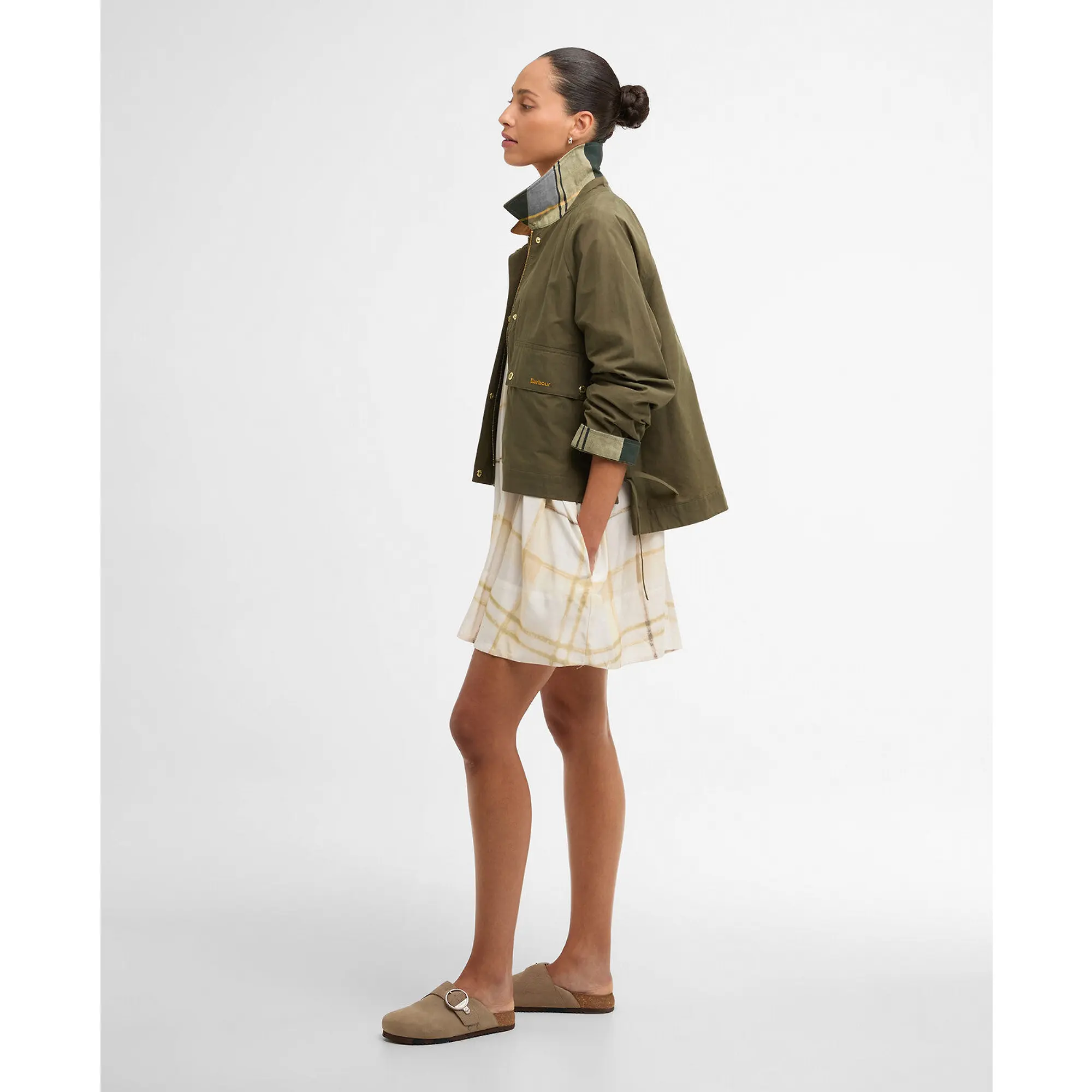 Product image 3 of 6 of Barbour Women's Medland Showerproof Jacket - Ivy Green/Ancient