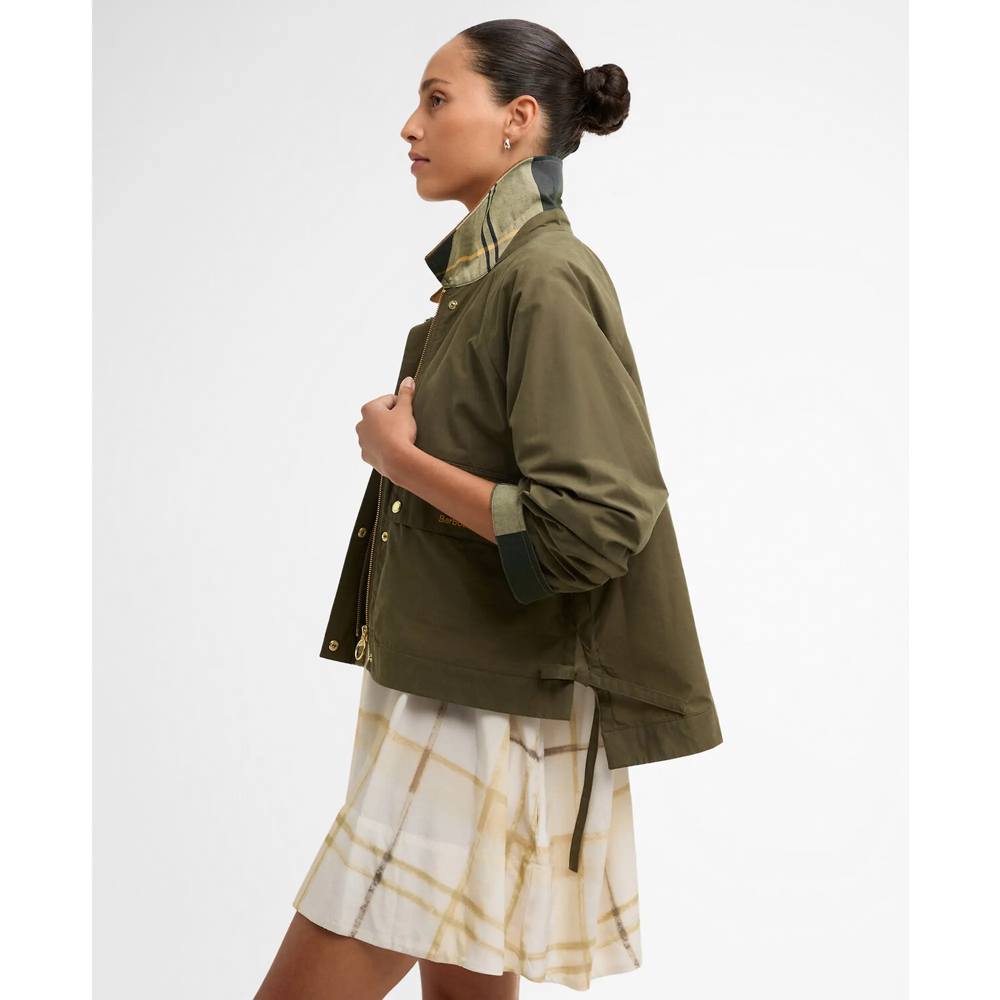 Product image 6 of 6 of Barbour Women's Medland Showerproof Jacket - Ivy Green/Ancient