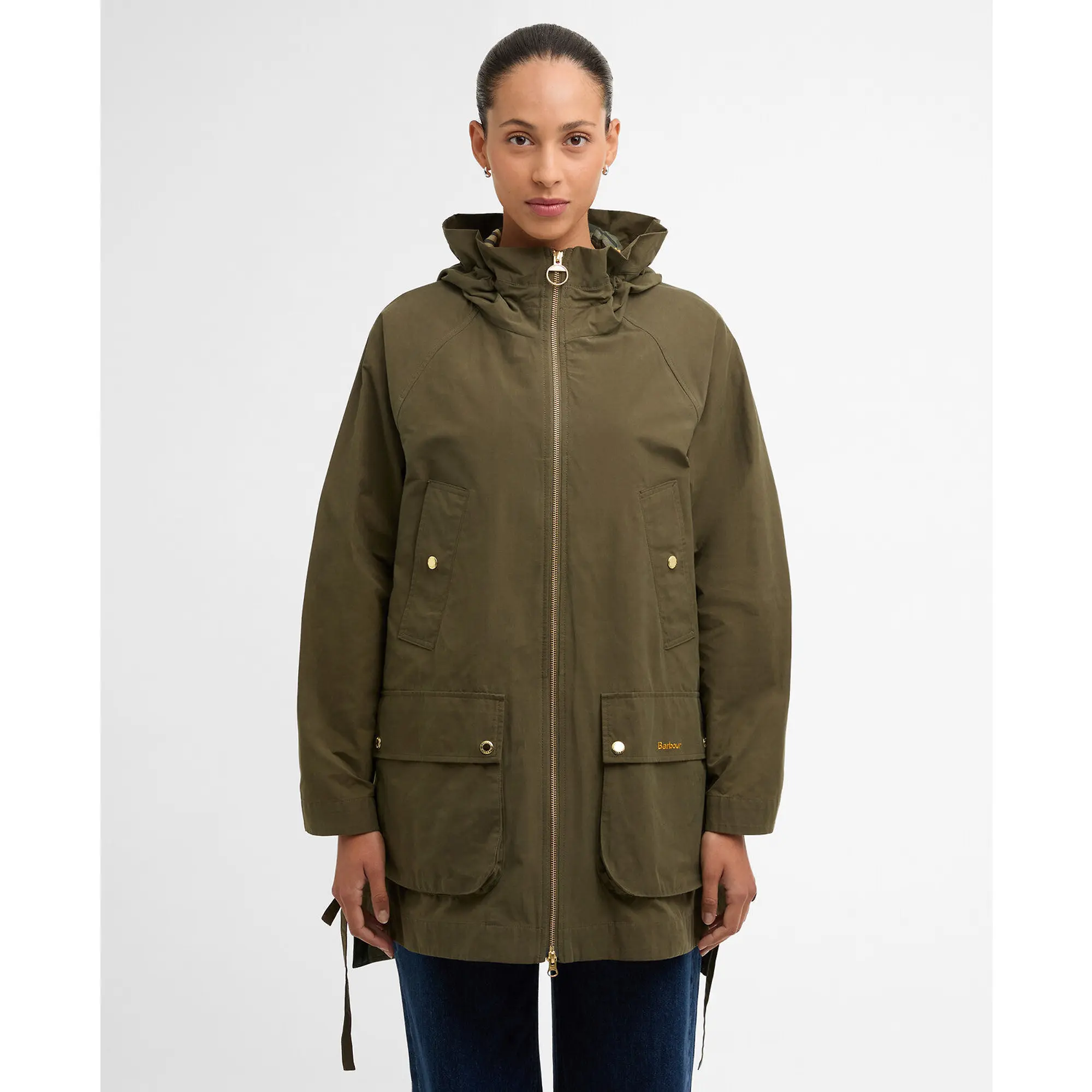 Product image 2 of 7 of Barbour Women's Middlemarch Showerproof Jacket - Ivy Green/Ancient
