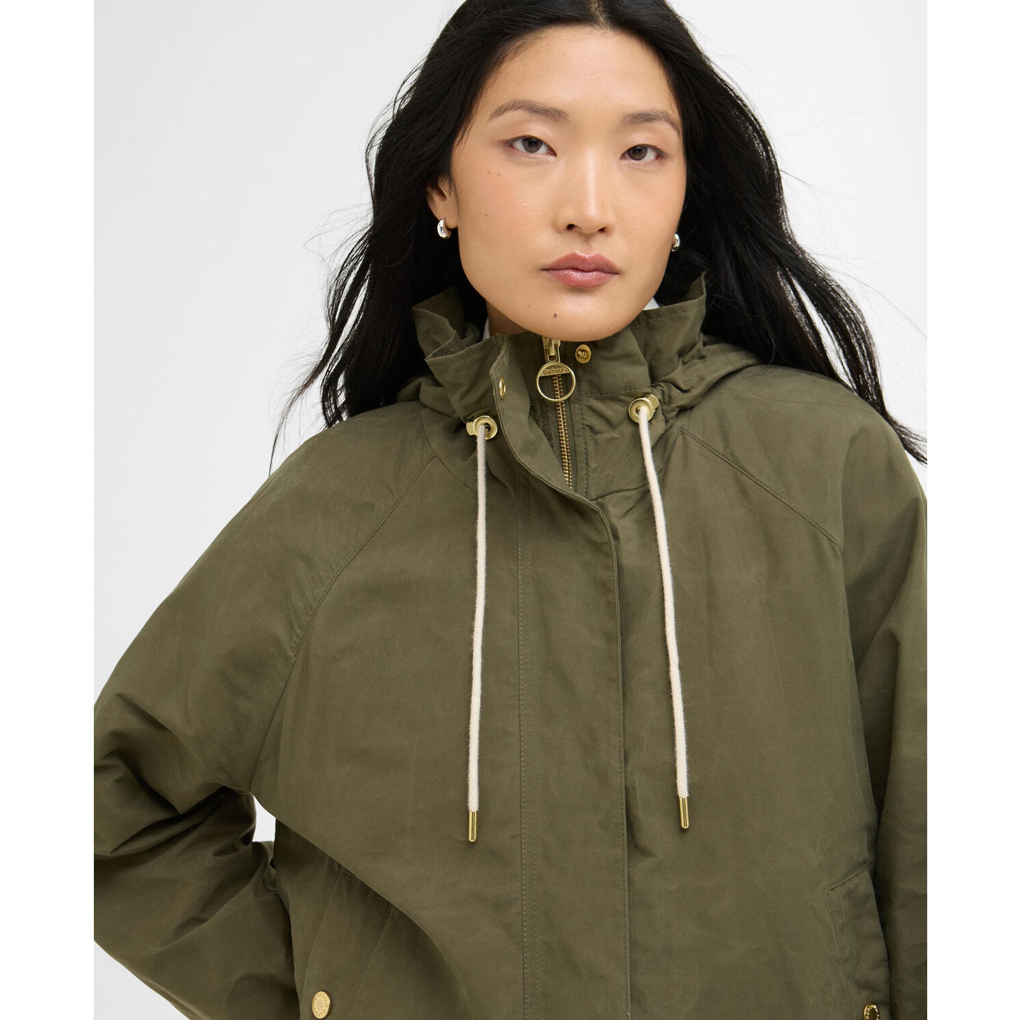 Barbour Women's Hawkridge Showerproof Jacket - Ivy Green/Ancient