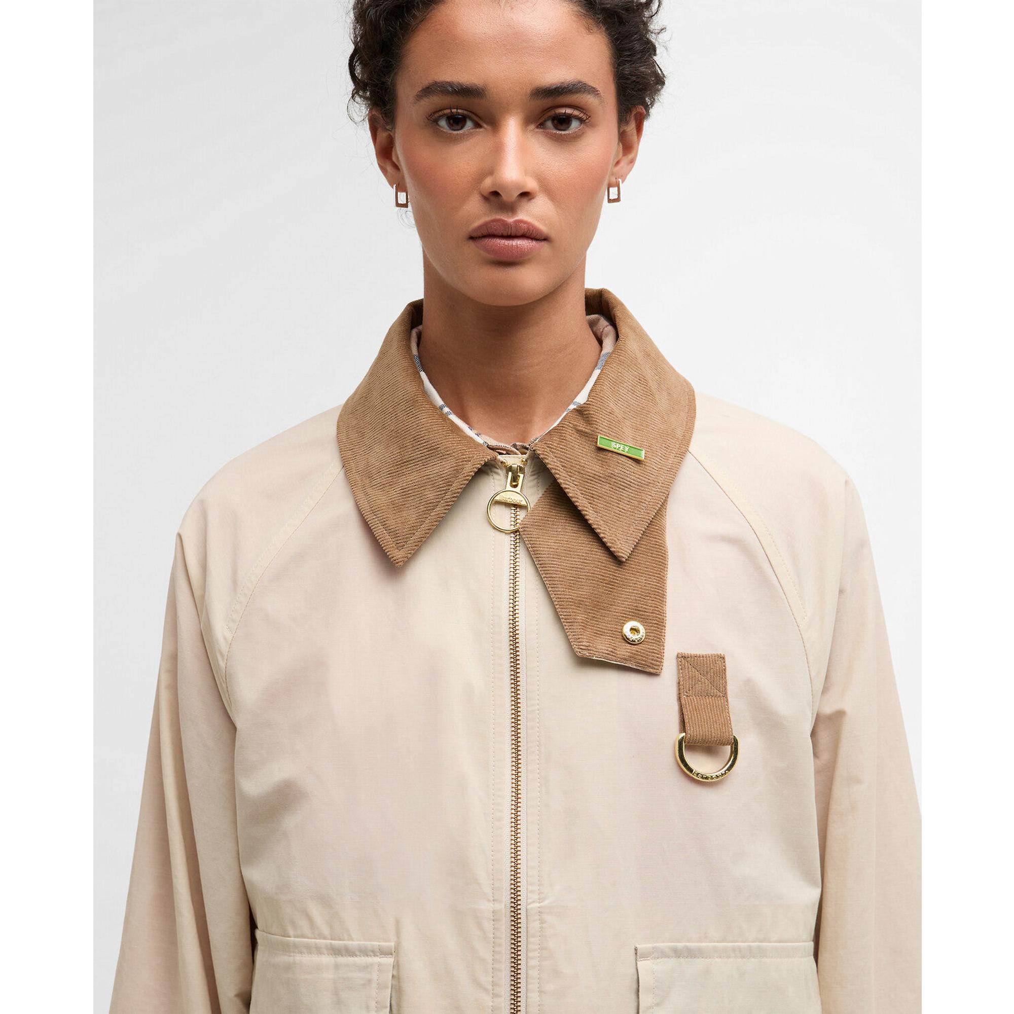 Barbour Women's Icons Spey Showerproof Jacket - Jasmine/Dress