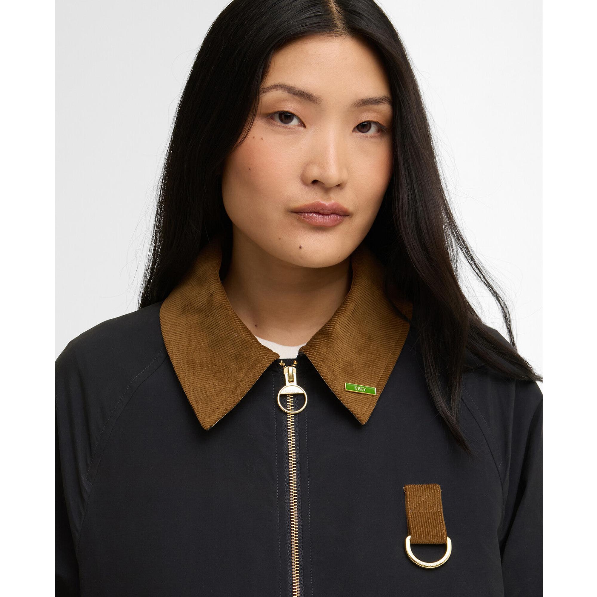 Barbour Women's Icons Spey Showerproof Jacket - Dark Navy/Dress