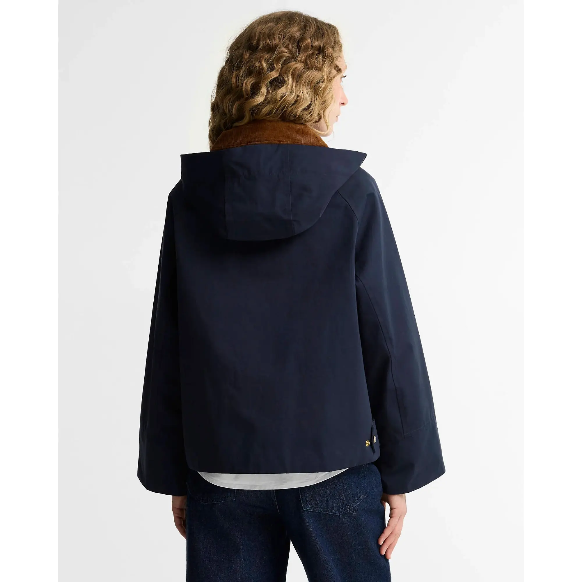 Product image 5 of 6 of Barbour Women's Terrington Showerproof Jacket - Dark Navy / Shadow Classic tartan lining.