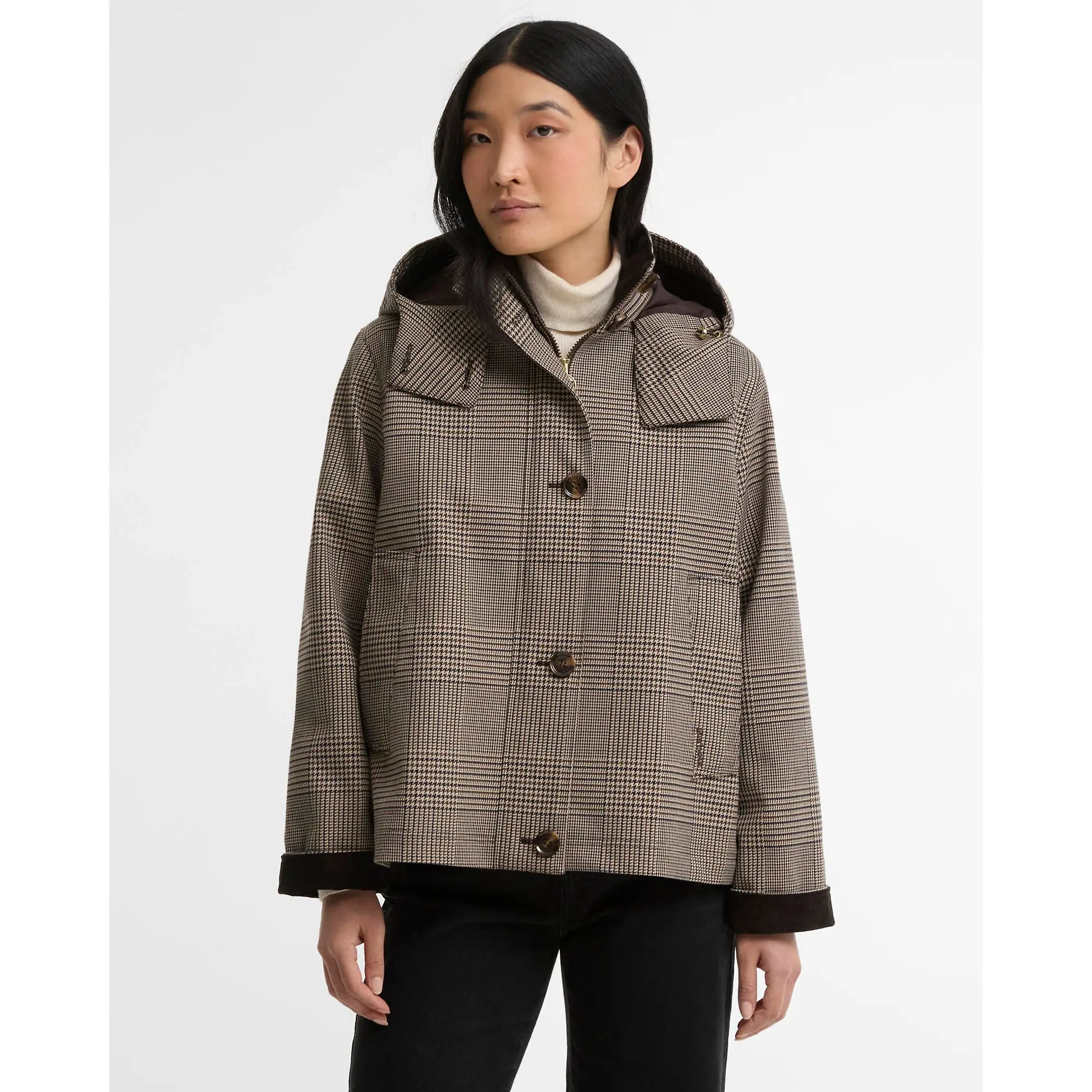Product image 2 of 6 of Barbour Women's Connie Showerproof Jacket - Prince Of Wales Check