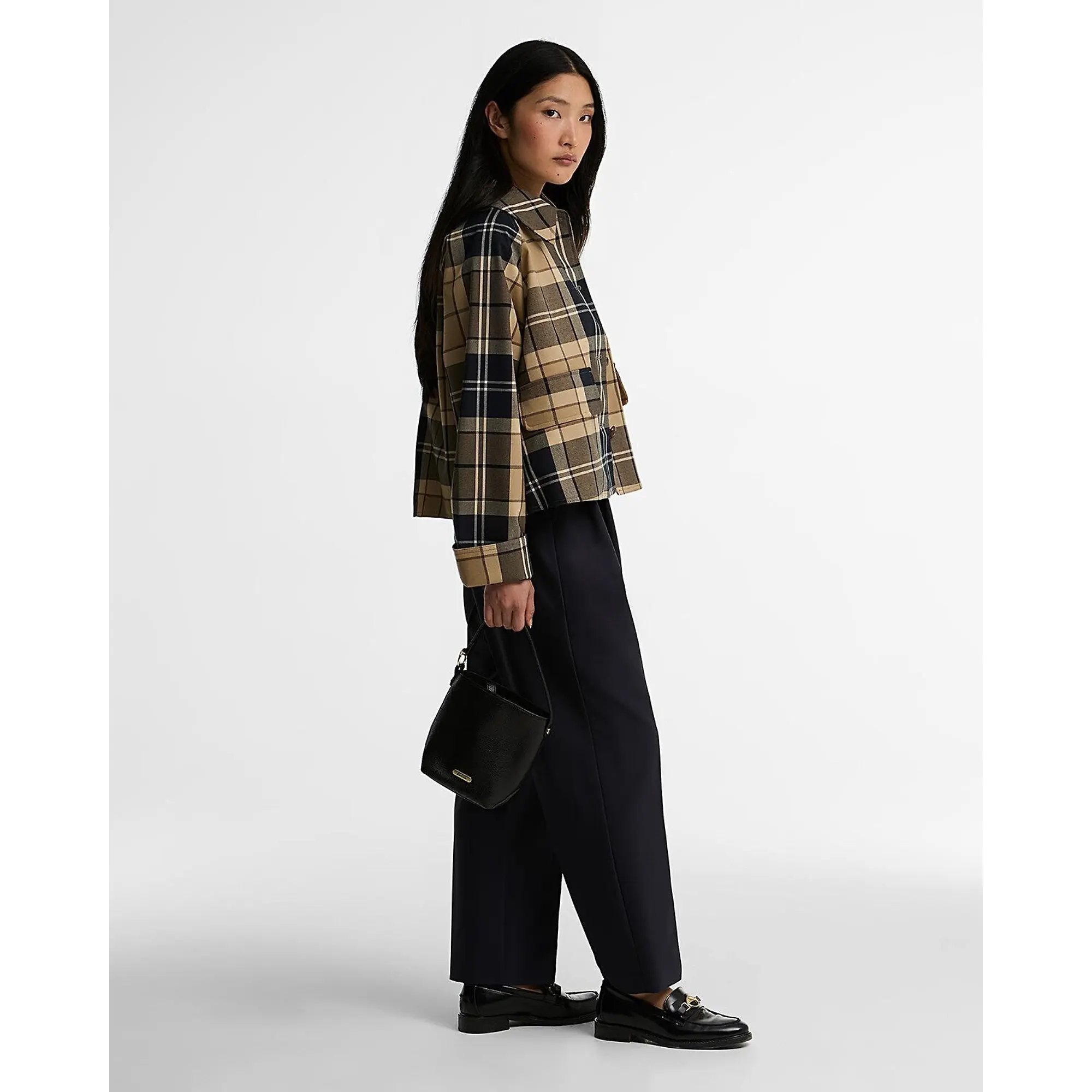 Product image 4 of 7 of Barbour Women's Delilah Check Jacket - Birchwood Dress