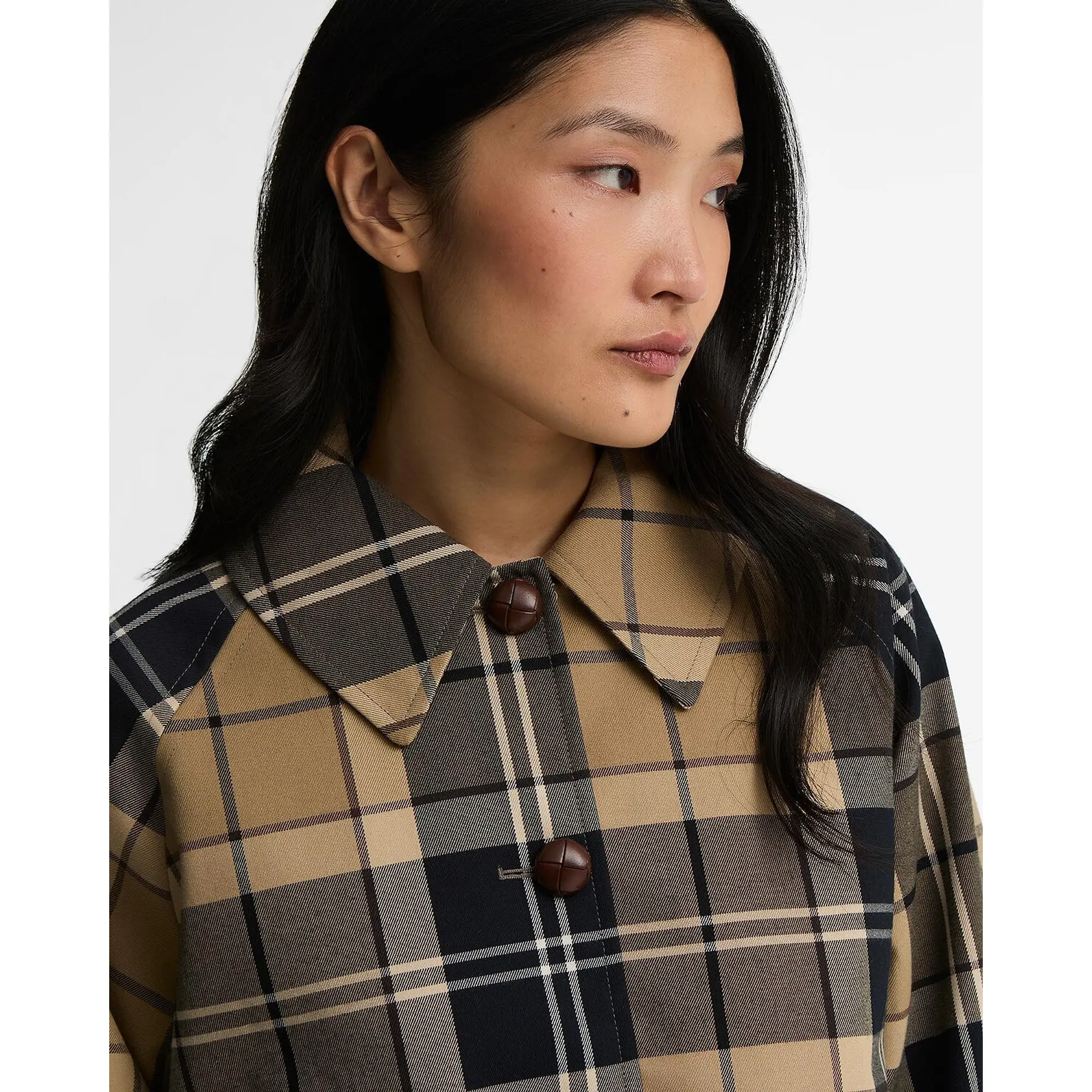 Product image 6 of 7 of Barbour Women's Delilah Check Jacket - Birchwood Dress