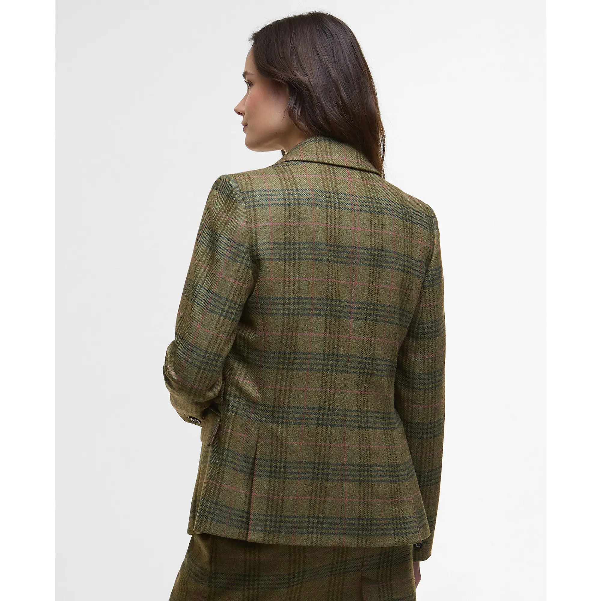 Product image 4 of 7 of Barbour Women's Carlby Tailored Jacket - Arabesque/Brown