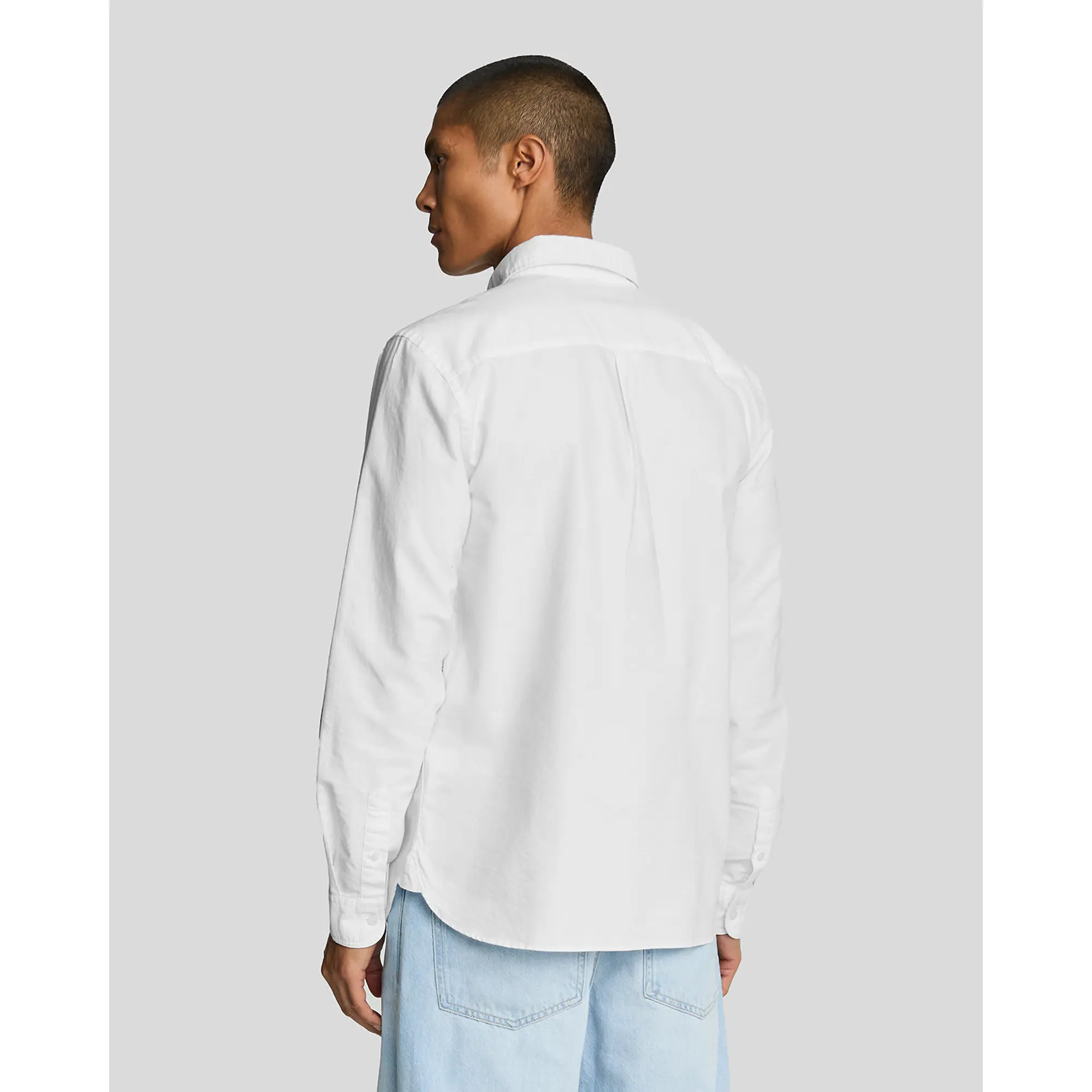 Product image 2 of 5 of Lyle & Scott Men's Plain Oxford Shirt - White