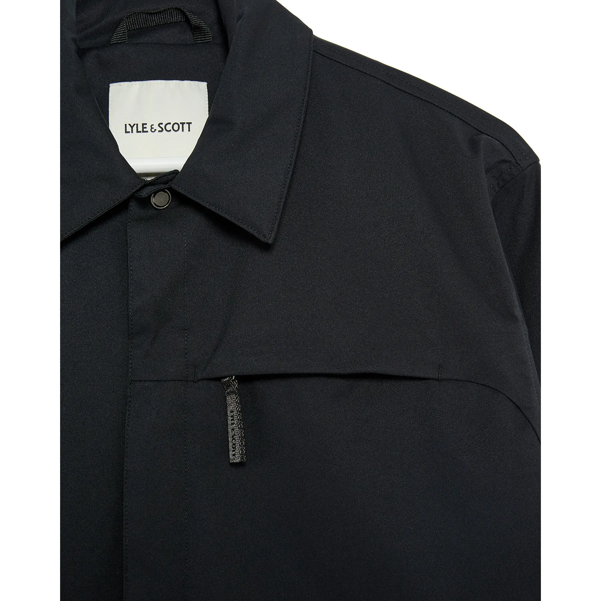 Product image 6 of 7 of Lyle & Scott Men's Technical Twill Overshirt - Lacquer