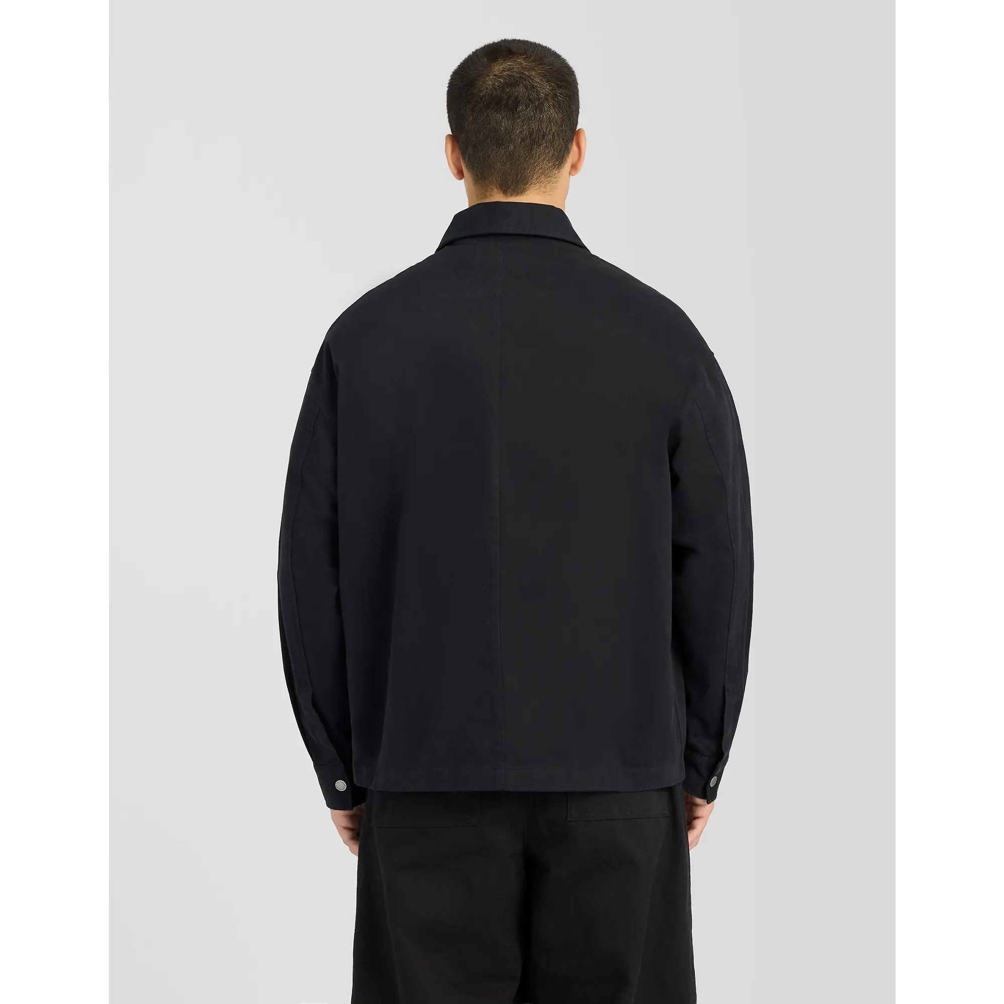 Product image 5 of 6 of Lyle & Scott Men's Washed Overshirt - Jet Black