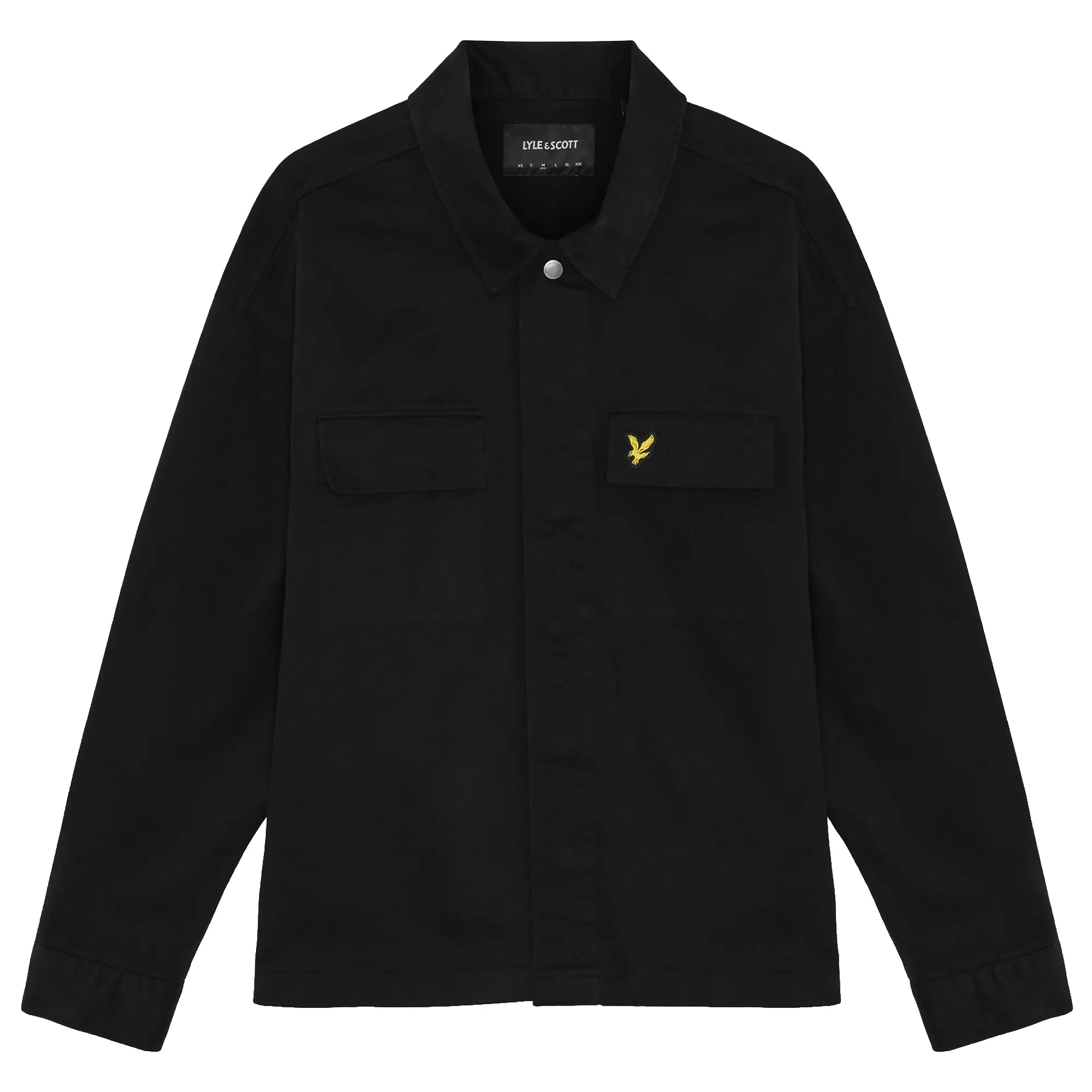 Product image 1 of 6 of Lyle & Scott Men's Washed Overshirt - Jet Black