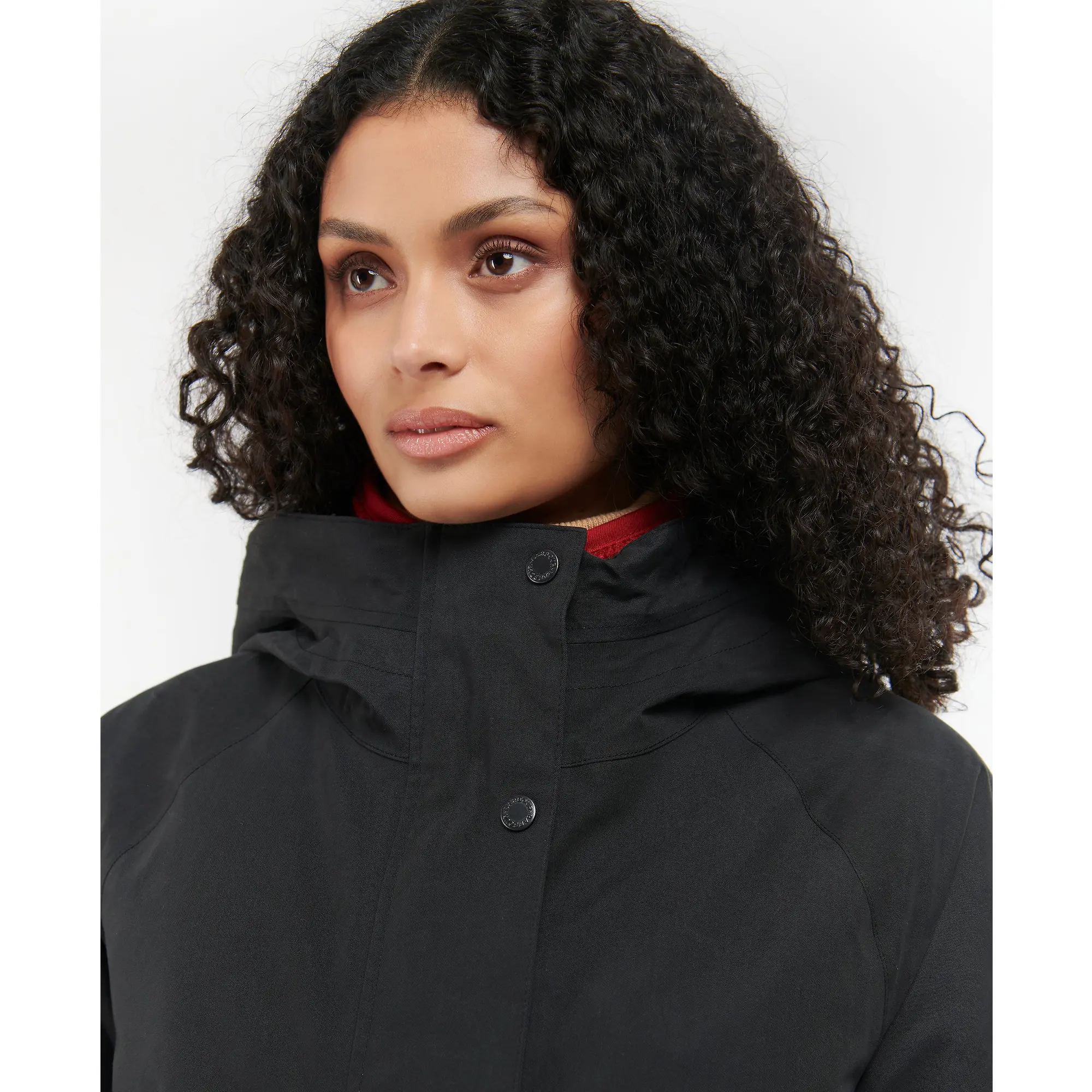 Product image 6 of 8 of Barbour Women's Winter Beadnell Waterproof Jacket - Black/Ancient Tartan