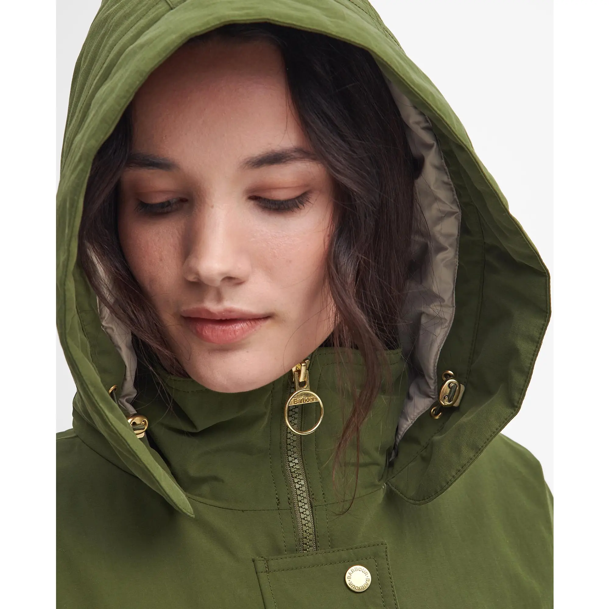 Product image 6 of 8 of Barbour Women's Marnie Waterproof Jacket - Dark Moss