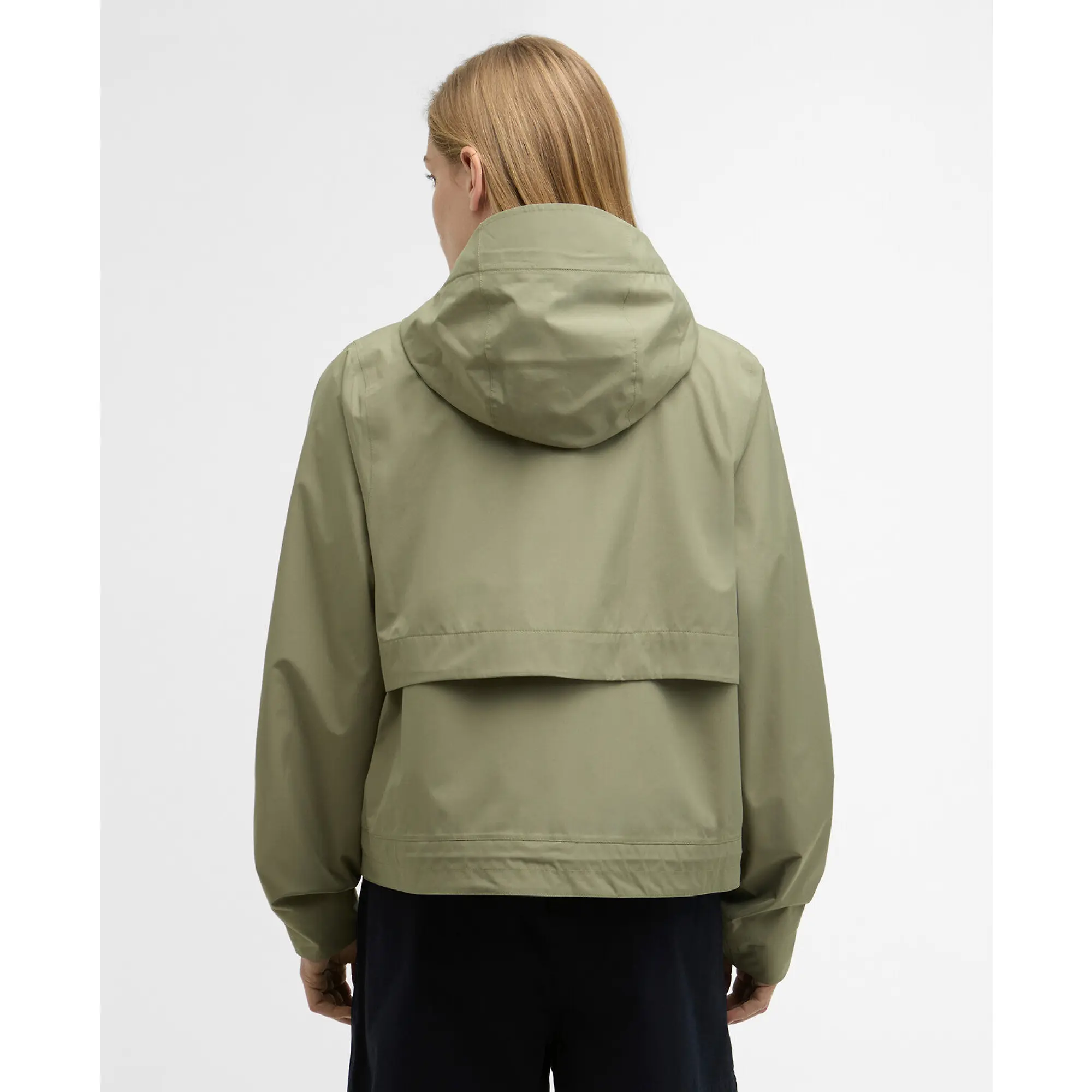 Product image 4 of 8 of Barbour Women's Thorpe Waterproof Jacket - Bleached Olive/Fondant