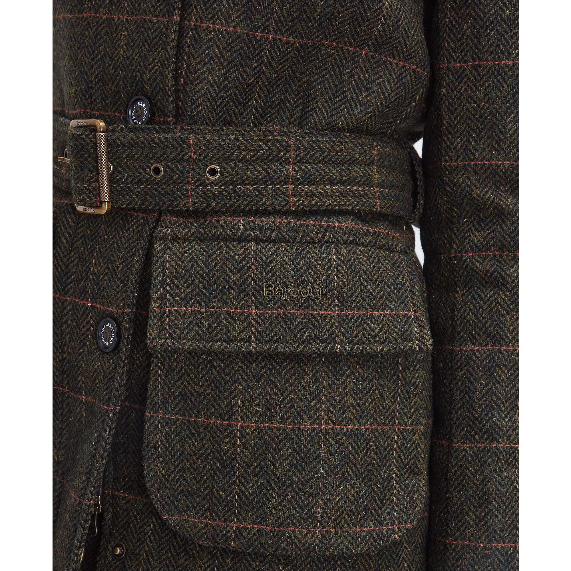 Product image 7 of 8 of Barbour Women's Hollie Wool Jacket - Spiced Pumpkin