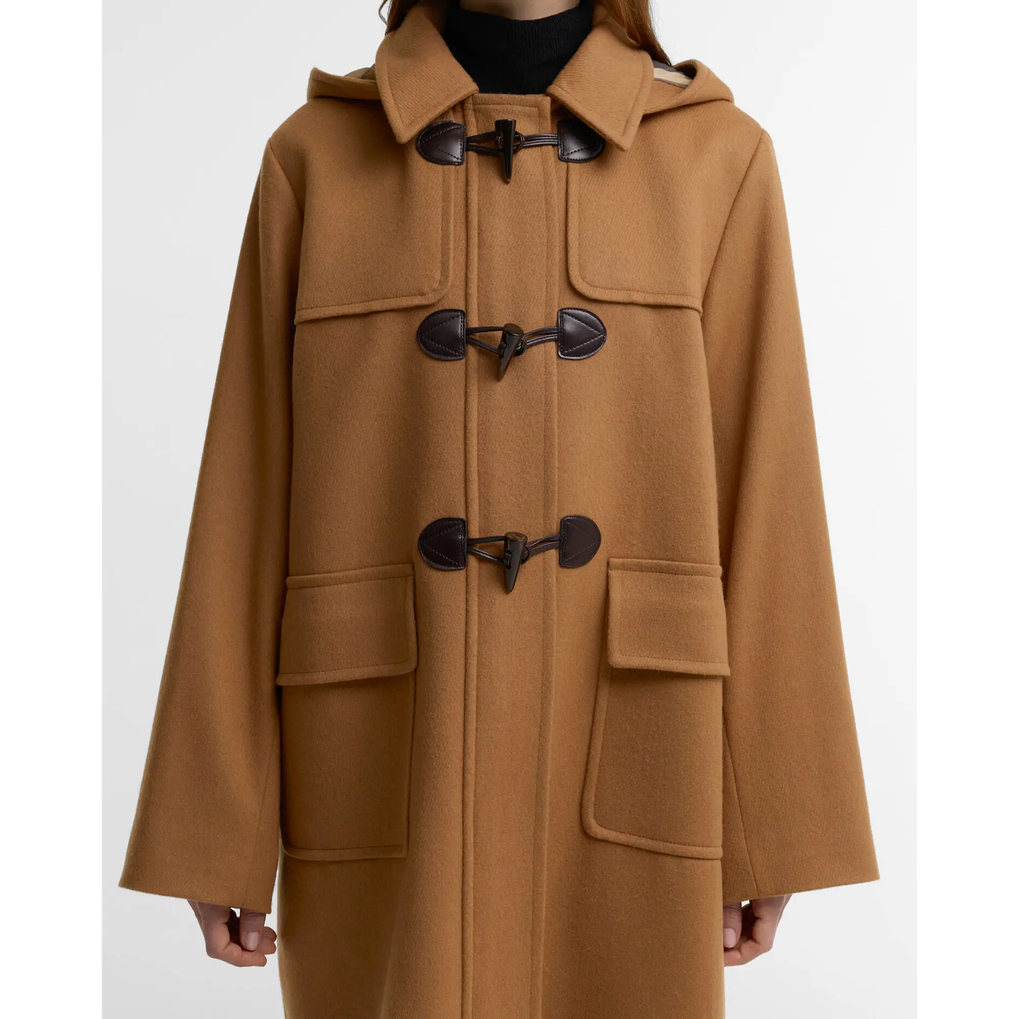 Product image 5 of 7 of Barbour Women's Melody Wool Duffle Coat - Beige / Birchwood Dress