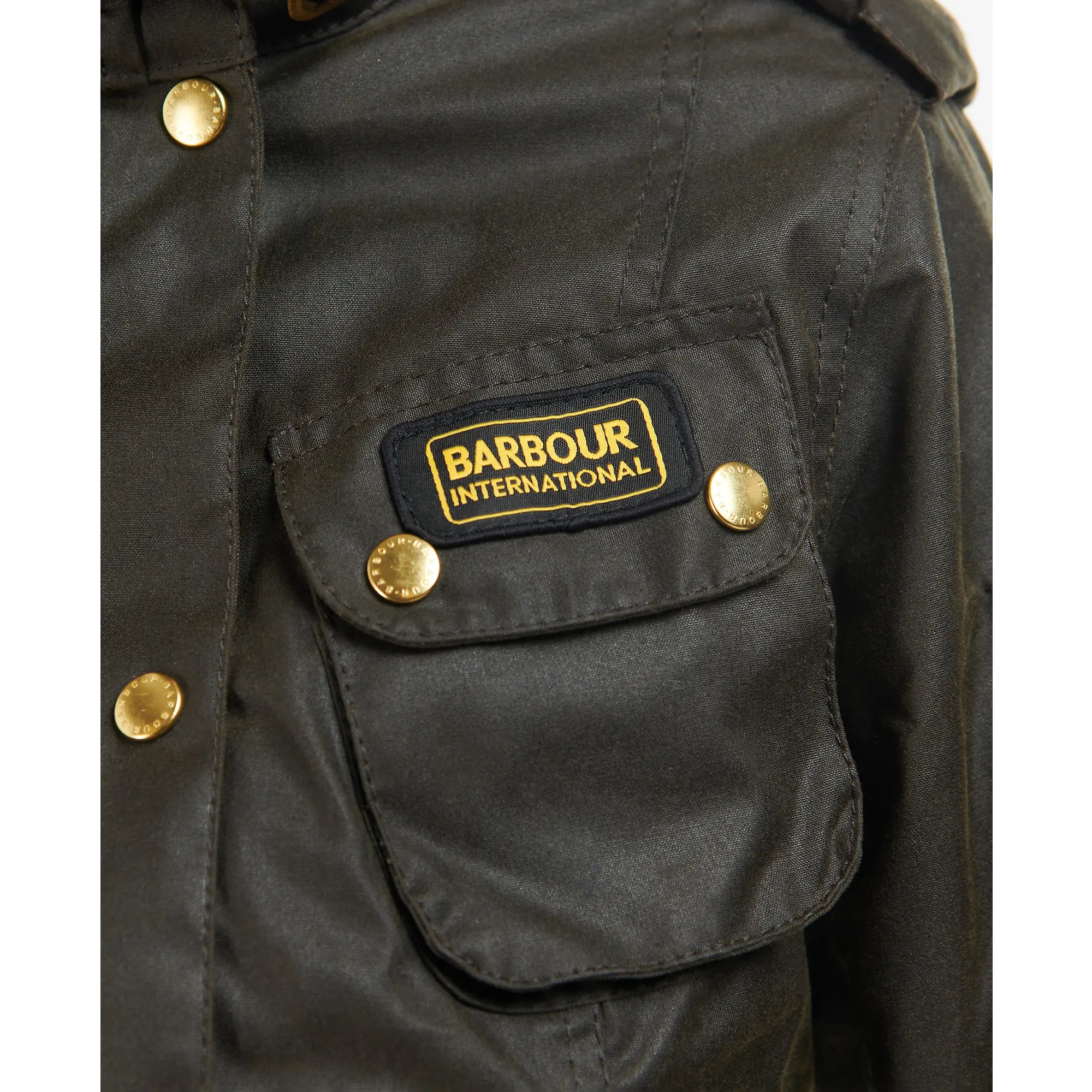 Product image 8 of 13 of Barbour International Women's International Wax Jacket - Olive