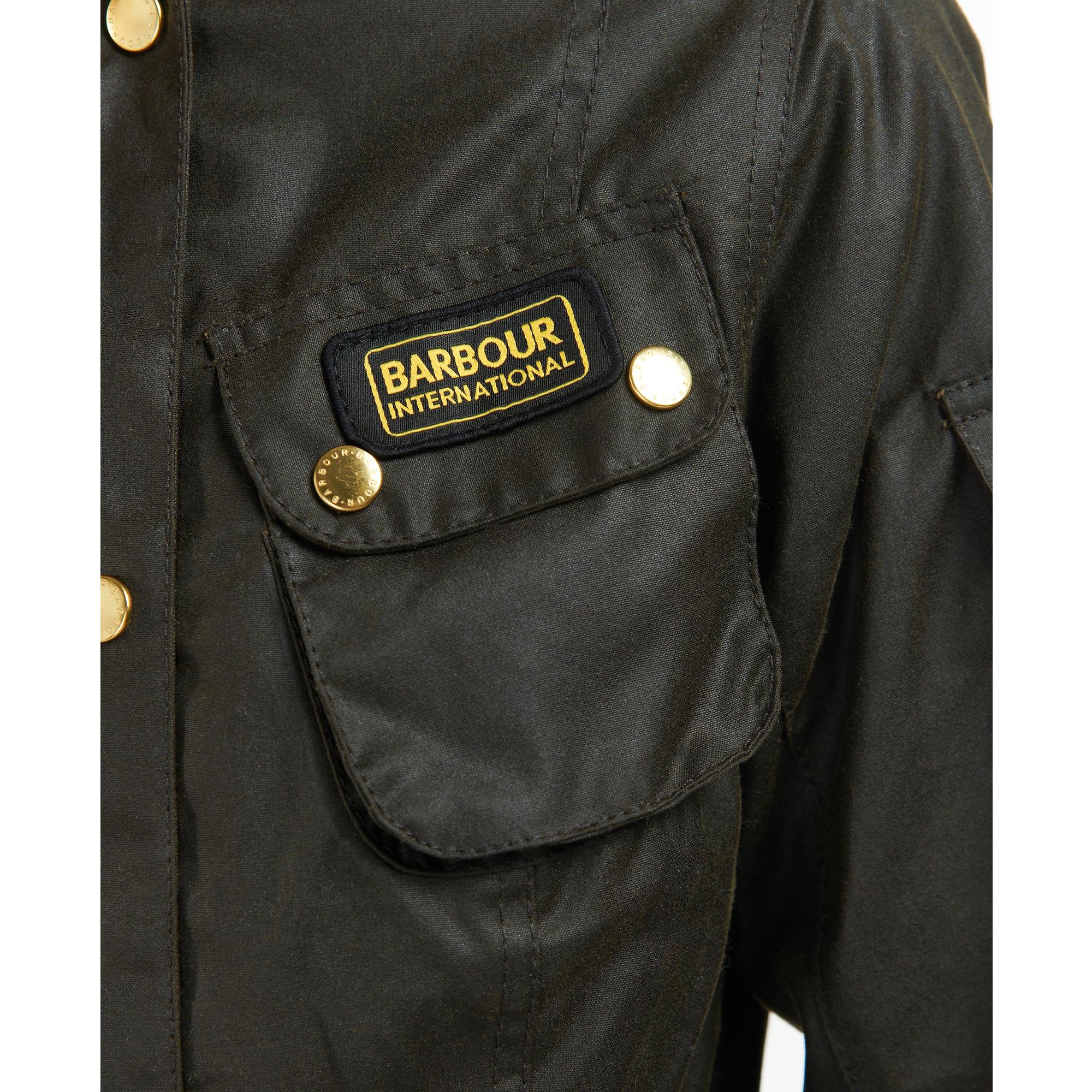 Barbour International Women's International Wax Jacket - Olive