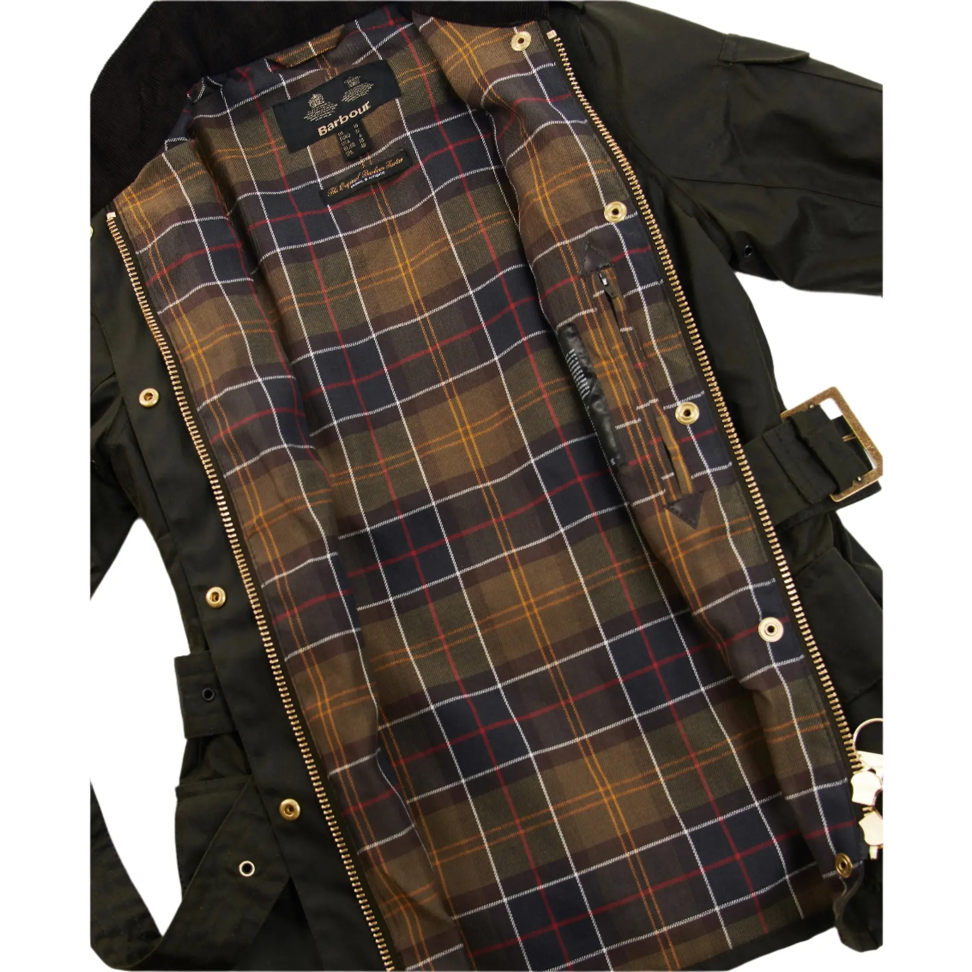 Product image 2 of 13 of Barbour International Women's International Wax Jacket - Olive