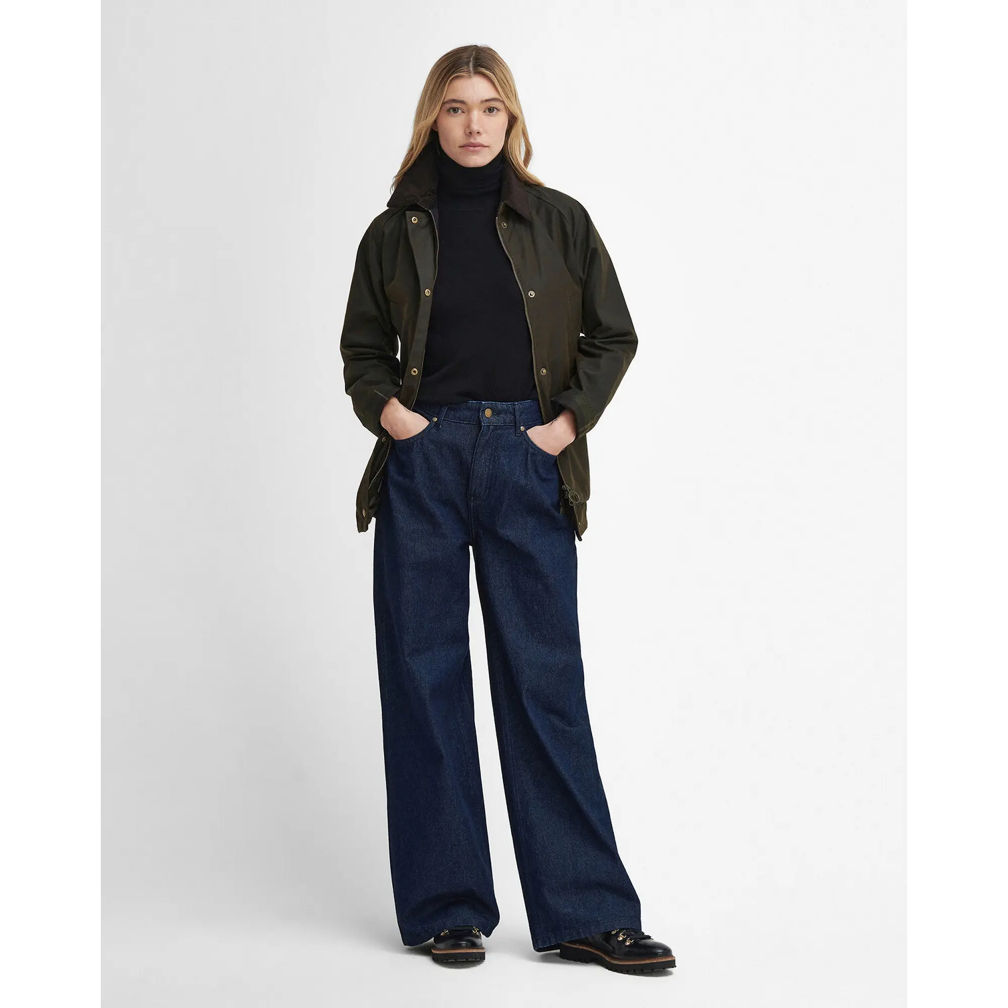 Product image 3 of 11 of Barbour Women's Acorn Wax Jacket - Olive